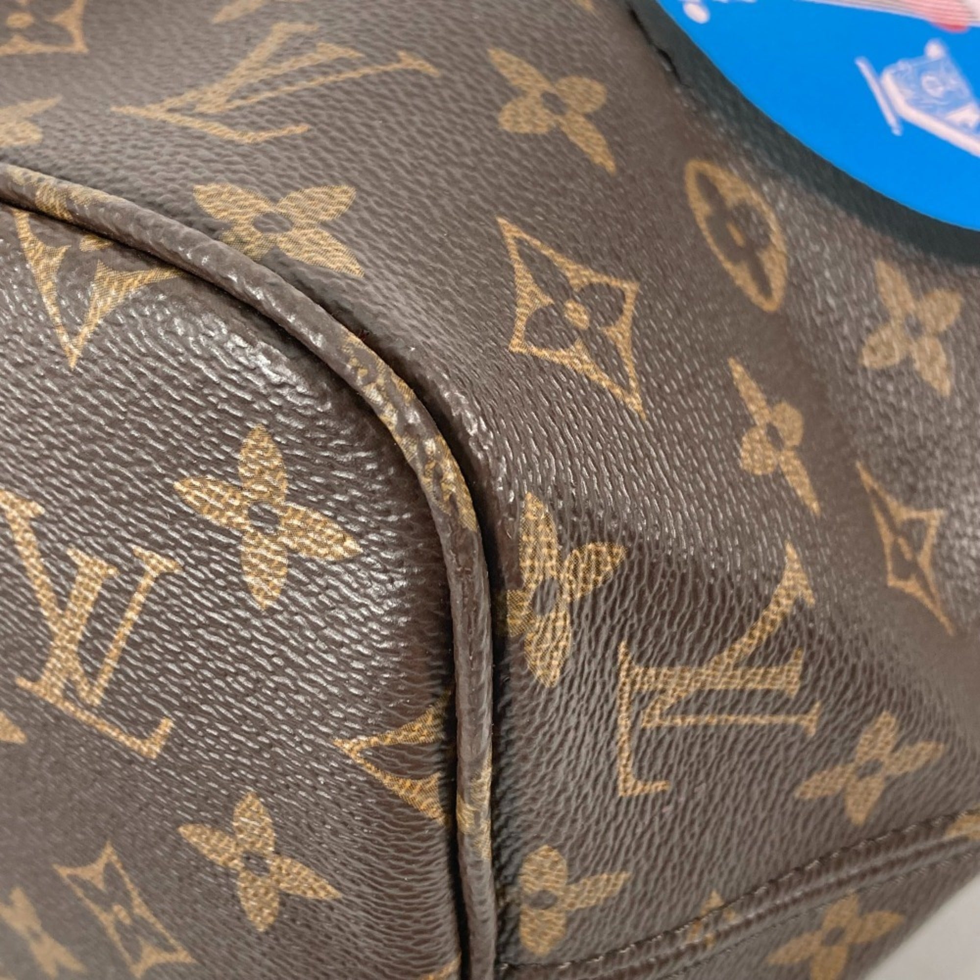 Louis Vuitton Black Brown Monogram Shoulder Bag Tote Bag