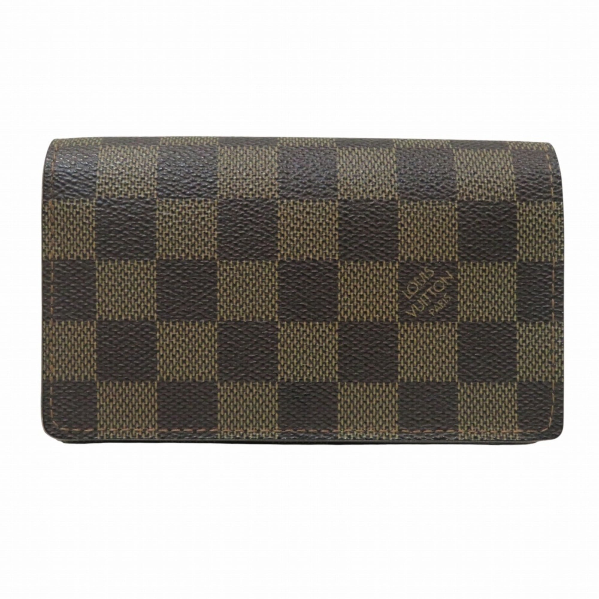 Louis Vuitton Damier Brown Damier Canvas Damier Canvas Wallet