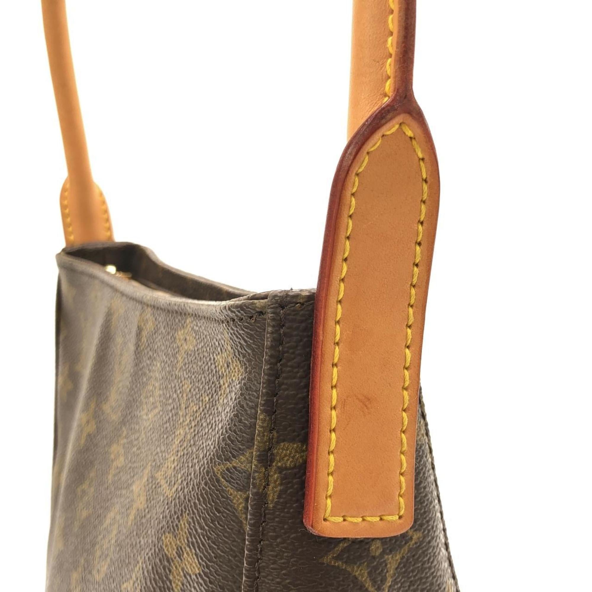 Louis Vuitton Marron Coated Canvas Shoulder Bag