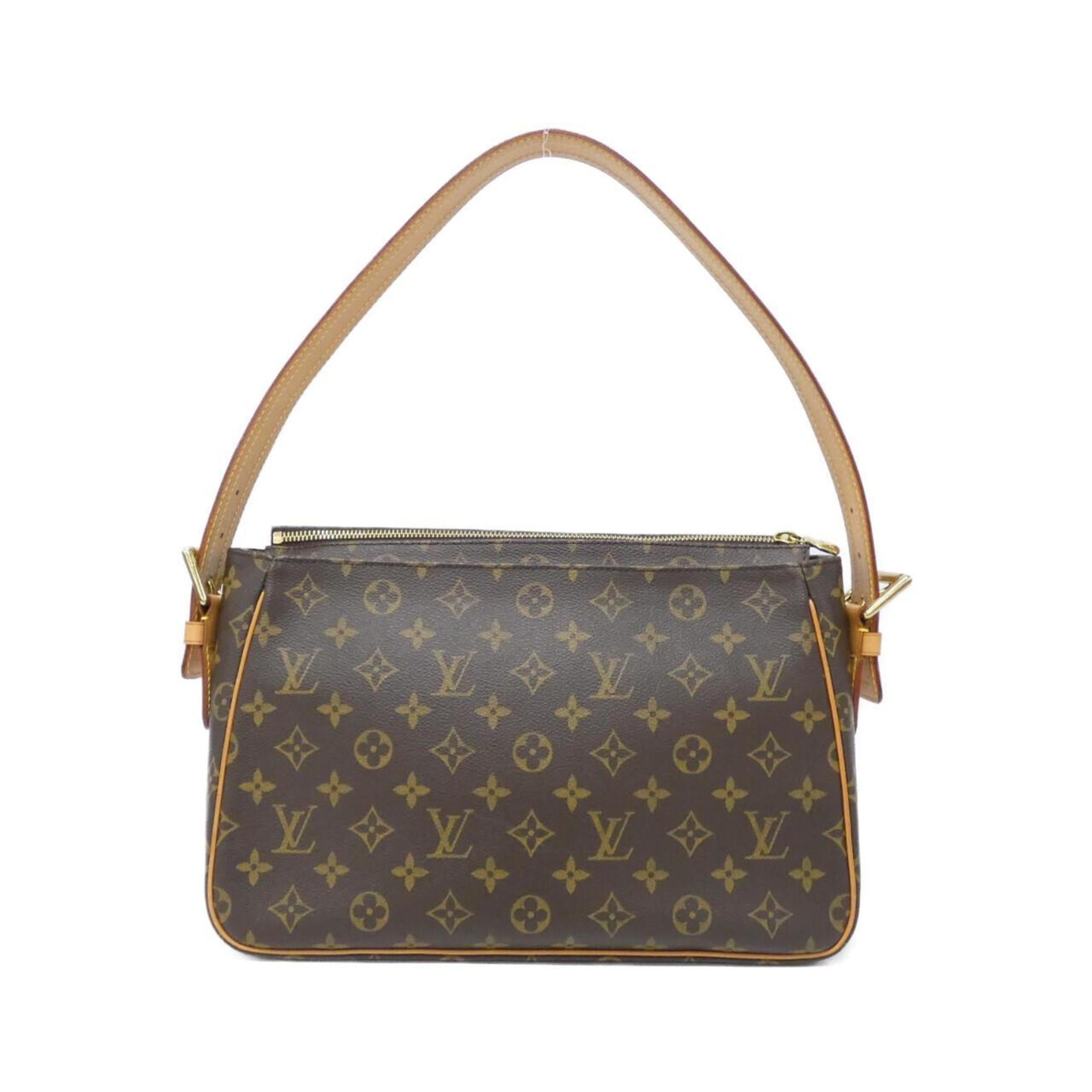Louis Vuitton Marron Coated Canvas Shoulder Bag