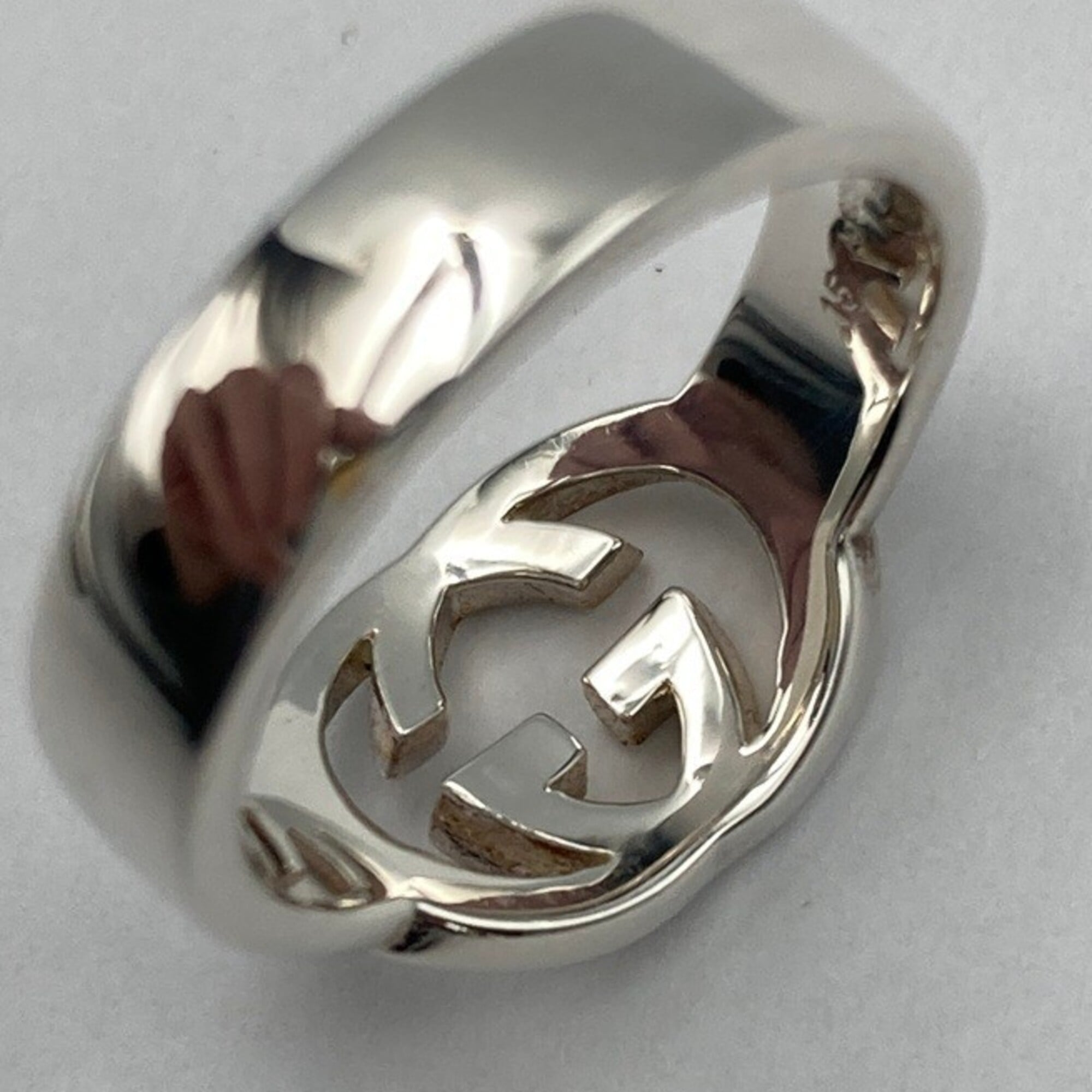 Gucci Silver 925 Band Ring (Pre-Owned)