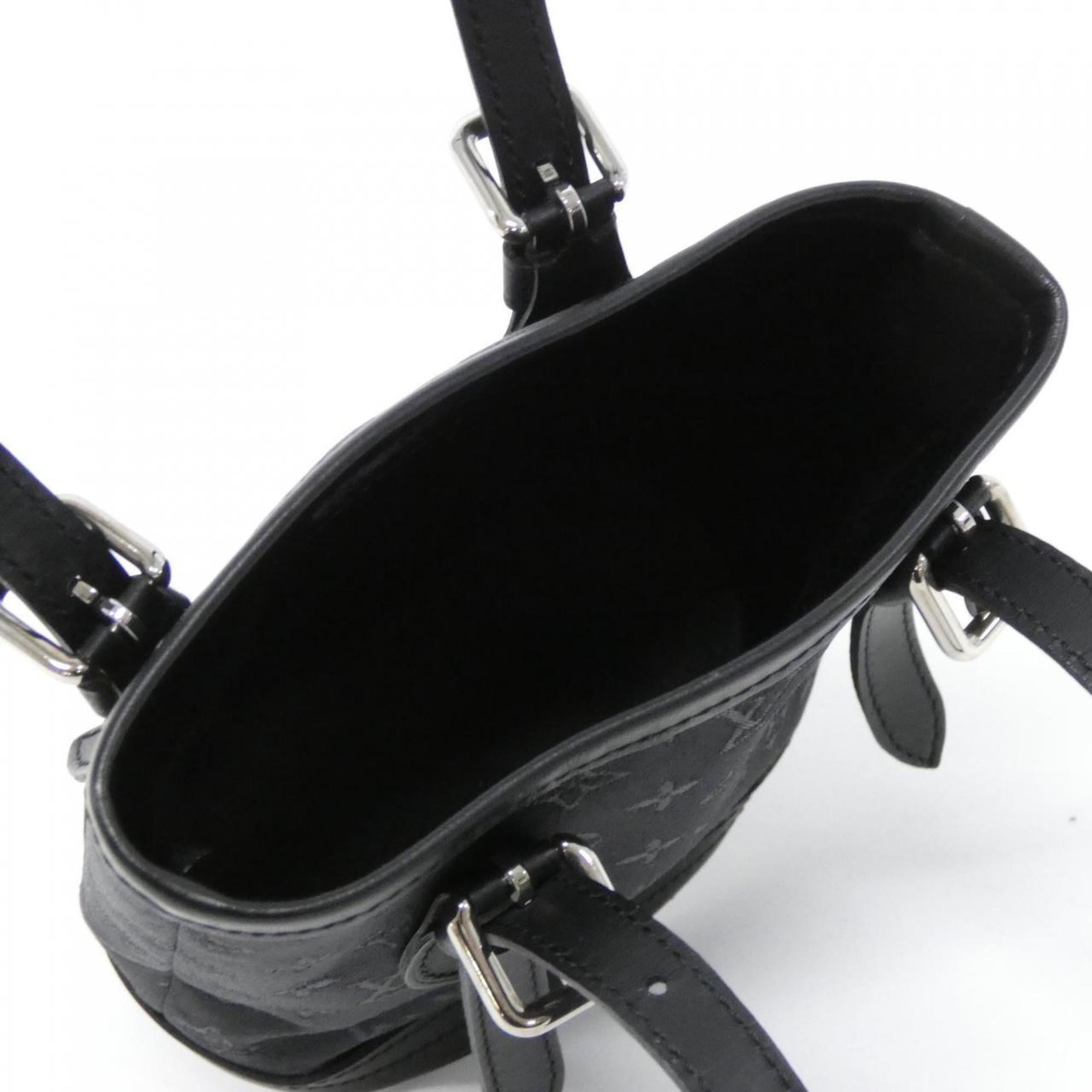 Louis Vuitton Monogram Satin Black Monogram Satin Handbag
