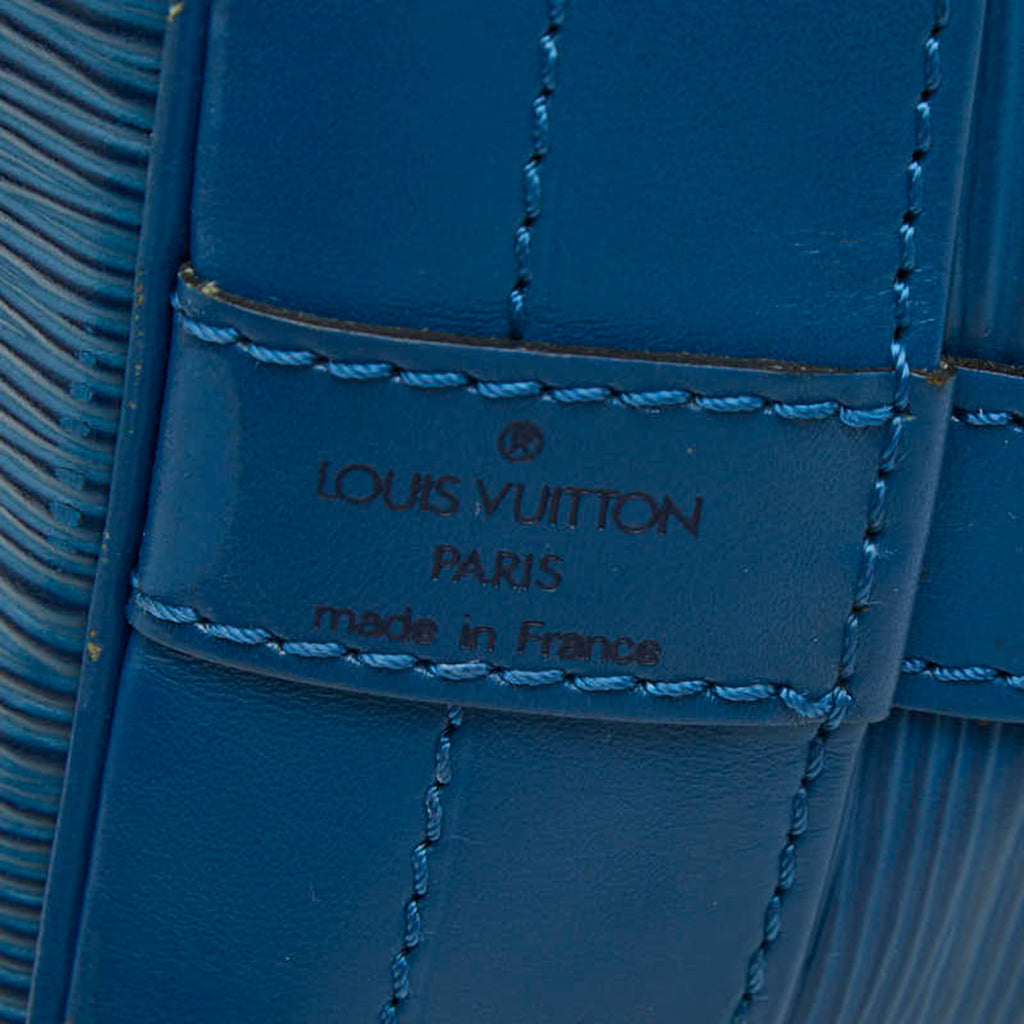 Louis Vuitton Toledo Blue Leather Shoulder Bag