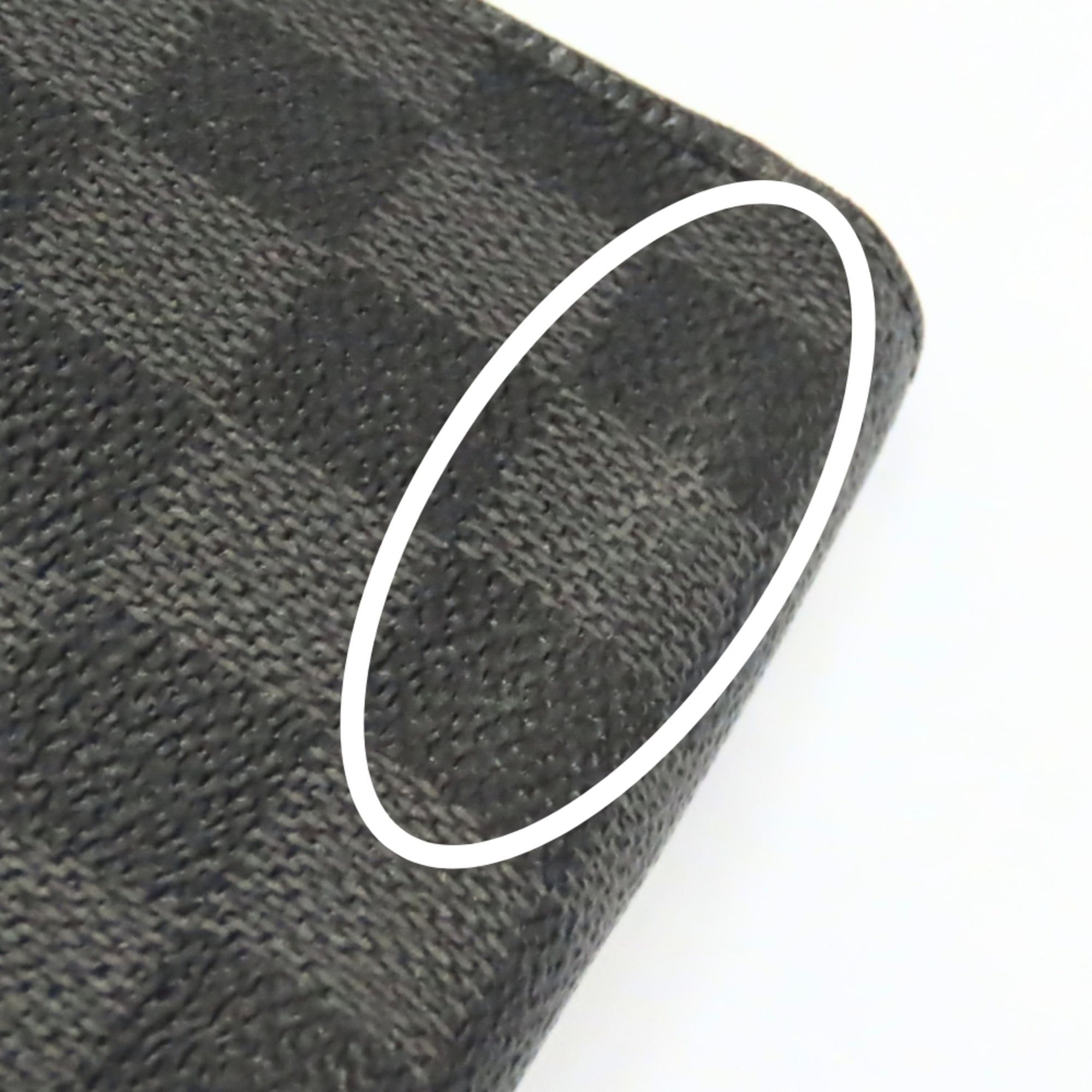 Louis Vuitton Black Gray Damier Graphite Leather Long Wallet