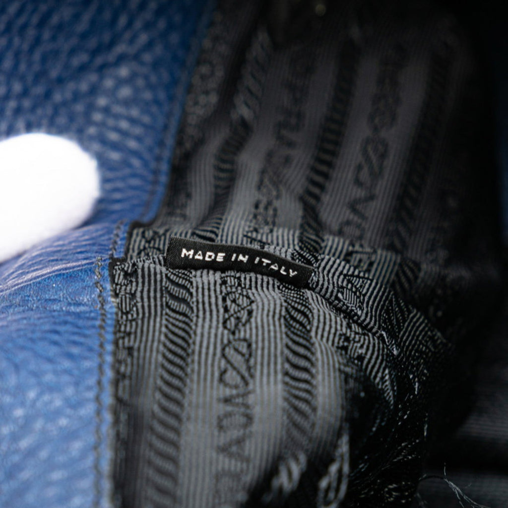 Prada Blue Handbag Tote Bag