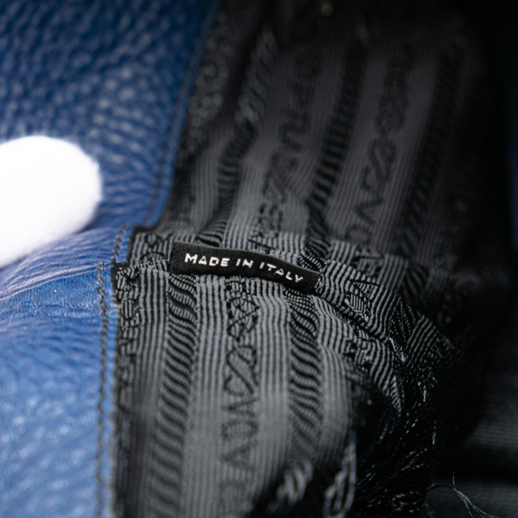 Prada Blue Handbag Tote Bag