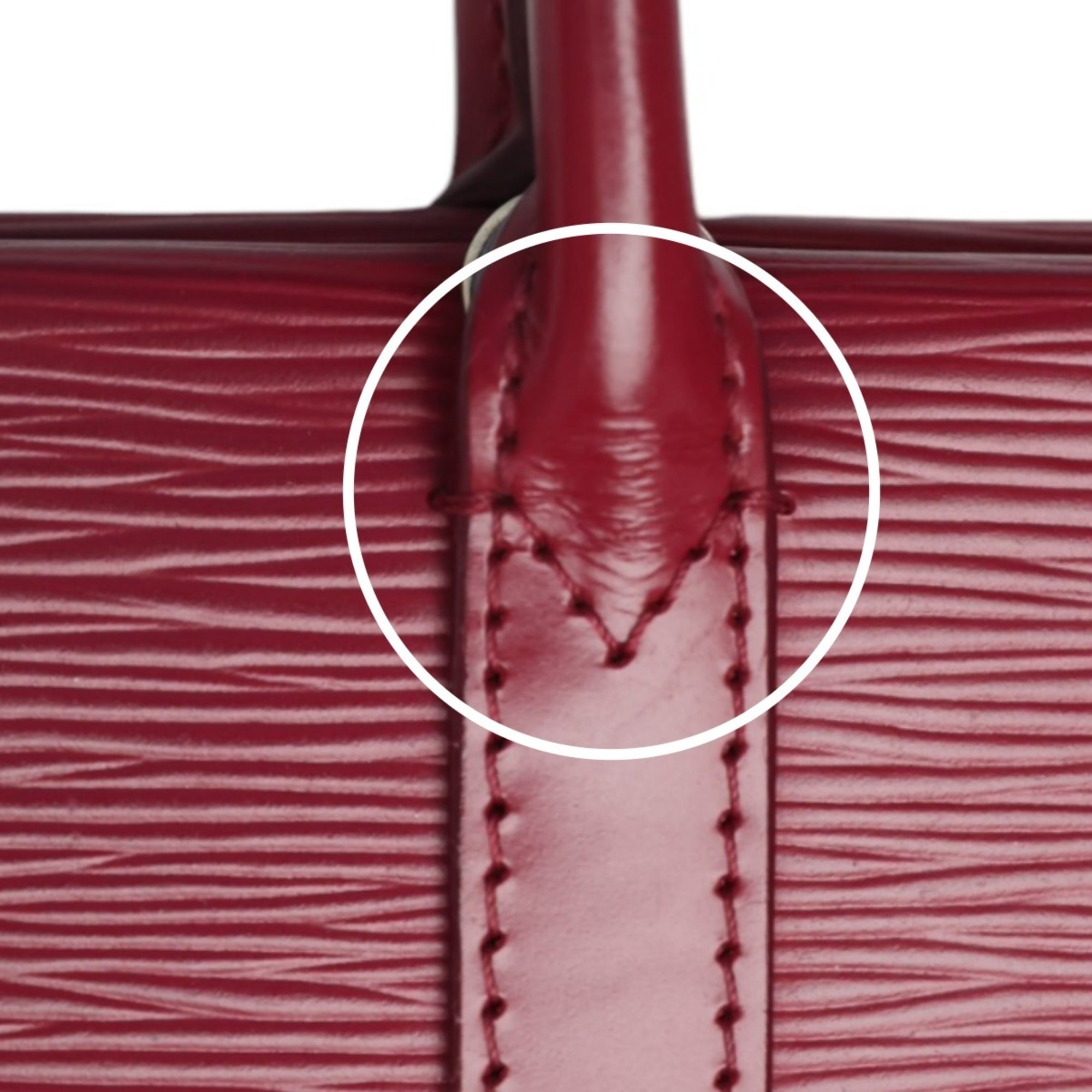 Louis Vuitton Fuchsia Galle Red Color Epi Leather Handbag Shoulder Bag