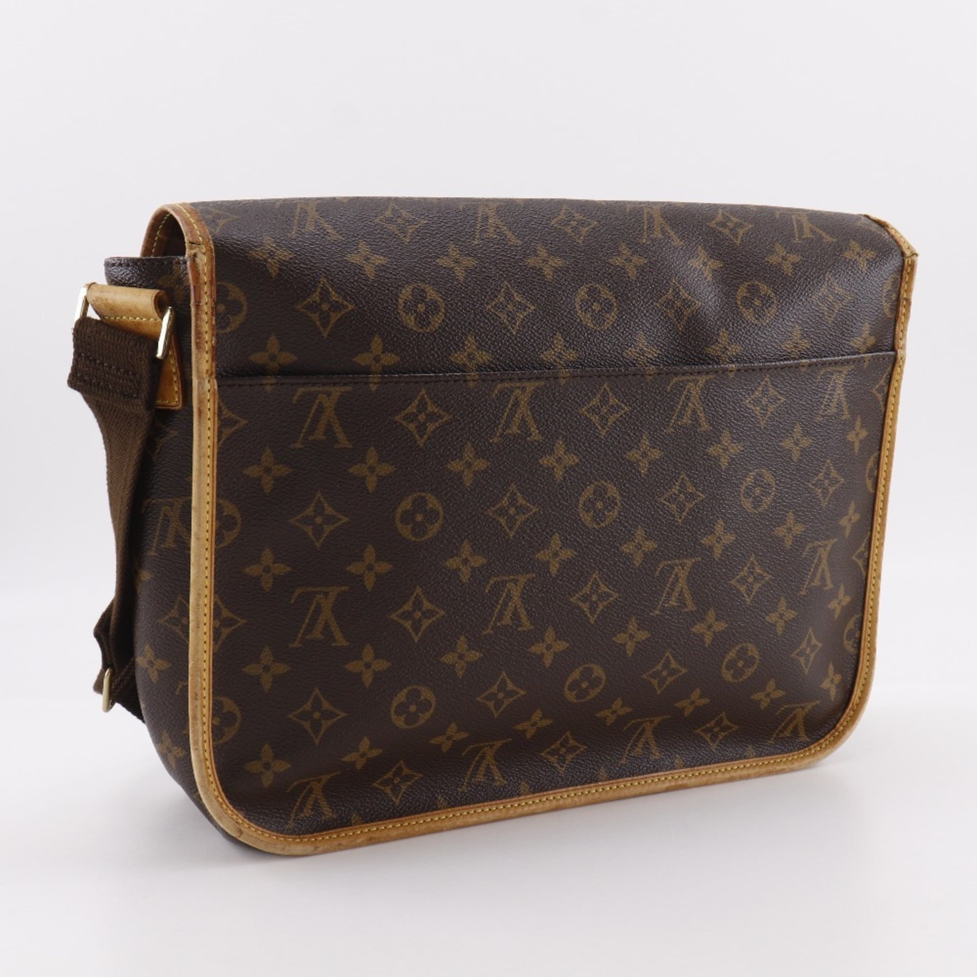 Louis Vuitton Brown Monogram Messenger Bag Shoulder Bag