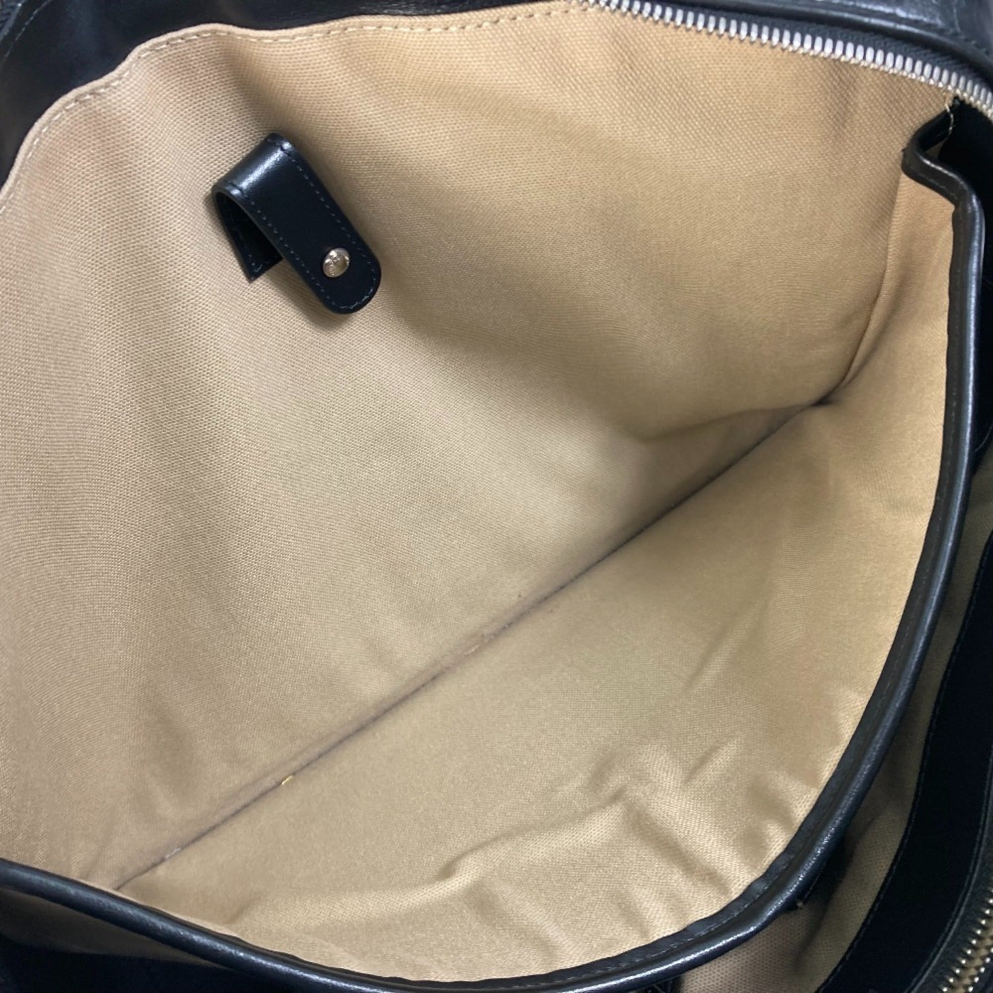 Burberry Black Leather Handbag Shoulder Bag