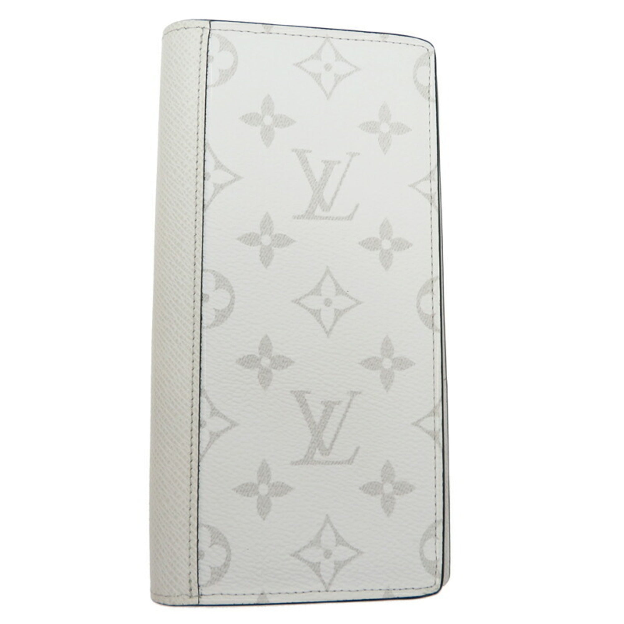 Louis Vuitton White Taigarama Long Wallet