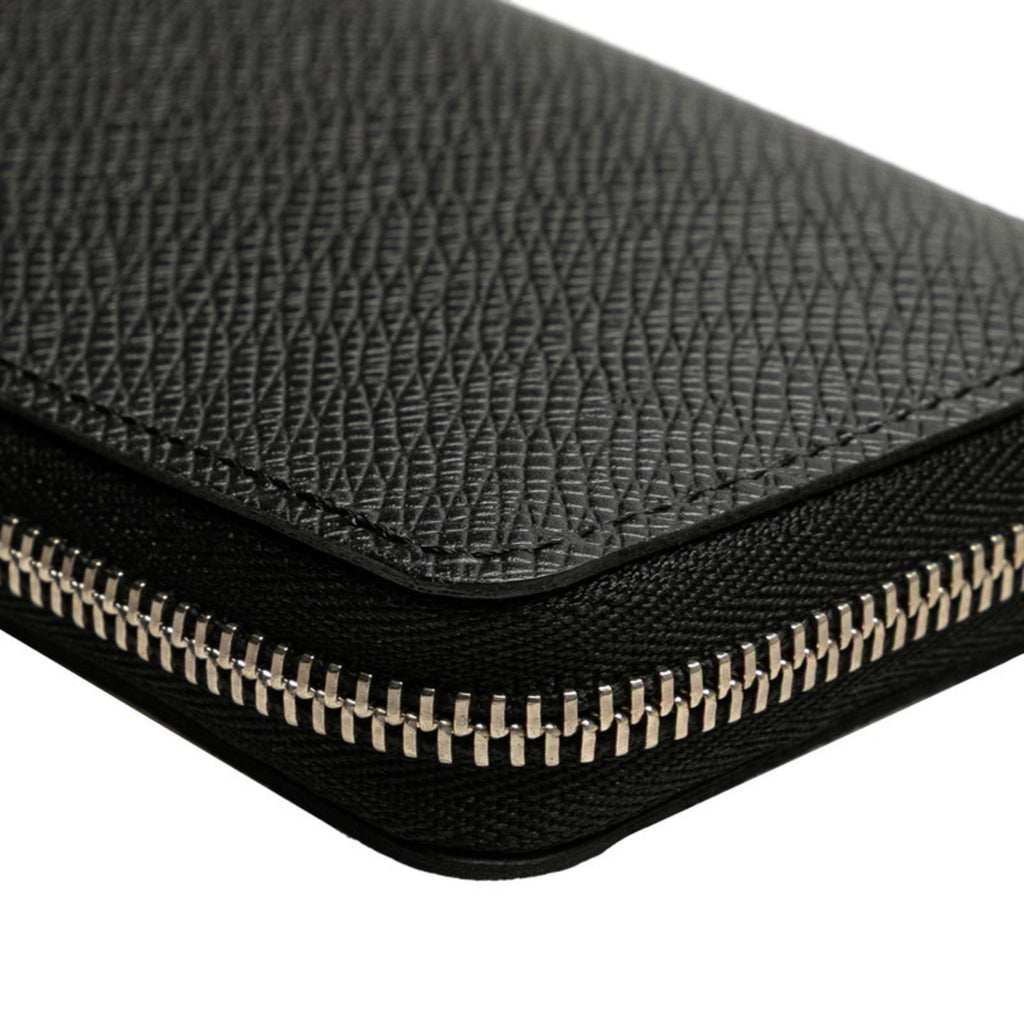 Louis Vuitton Taiga Ardoise Black Leather Coin Purse/Coin Case