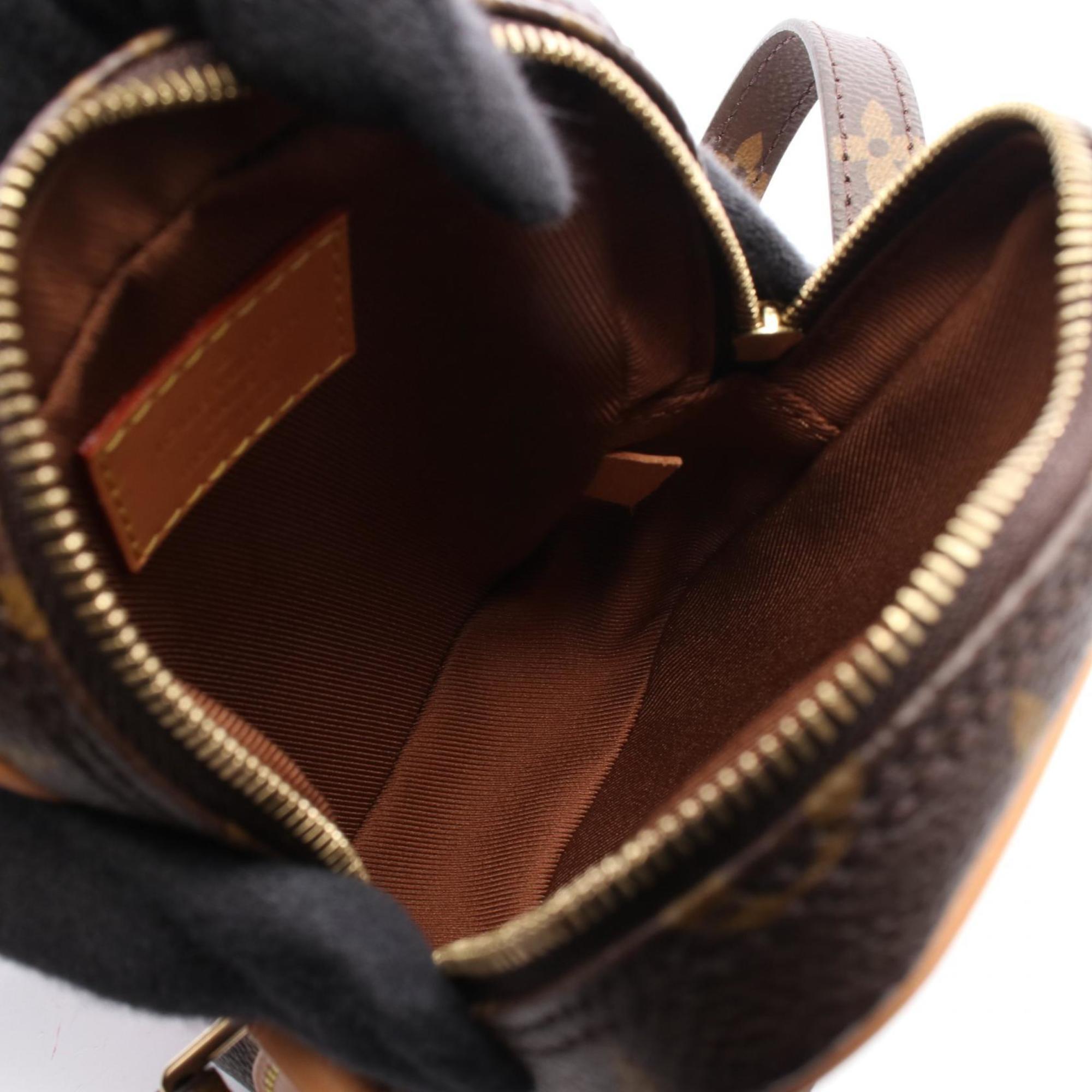 Louis Vuitton Brown Multi-Color Coated Canvas Leather Shoulder Bag