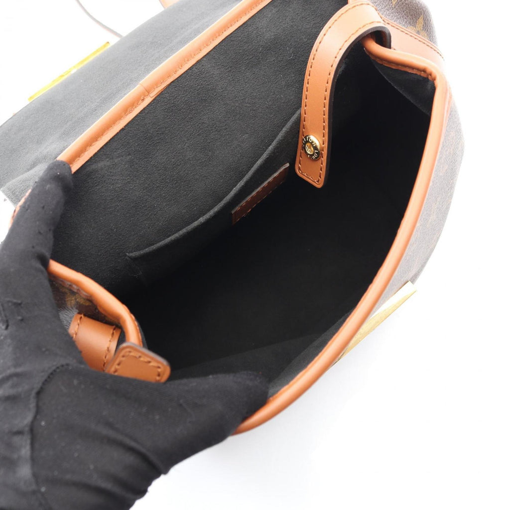 Louis Vuitton Brown Pvc Leather Backpack