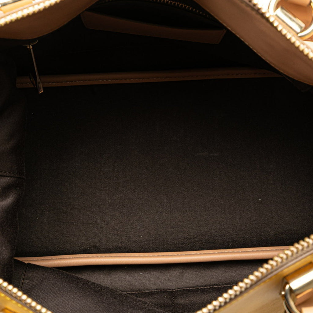 Chloé Beige Yellow Leather Handbag Shoulder Bag (Pre-Owned)