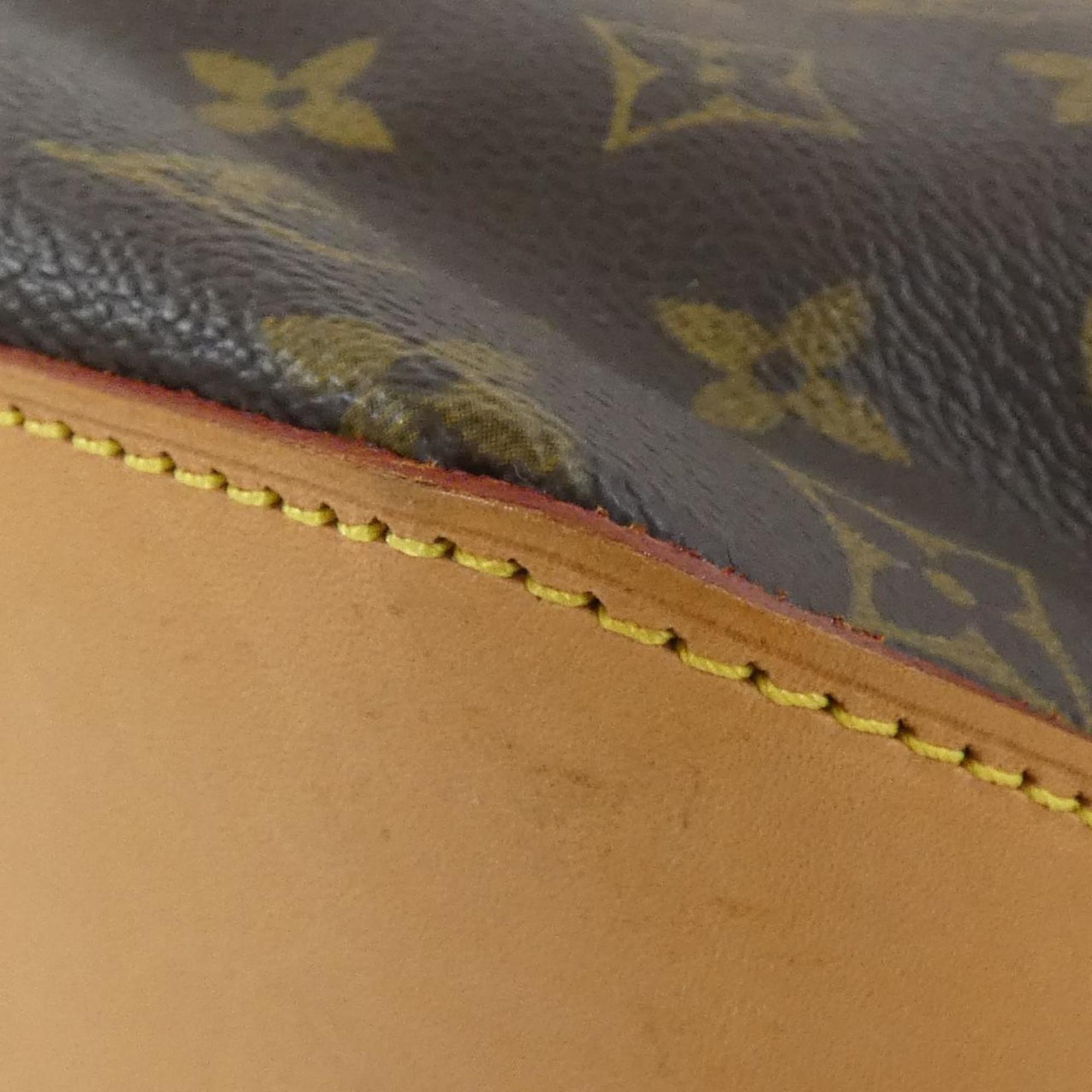 Louis Vuitton Marron Coated Canvas Shoulder Bag