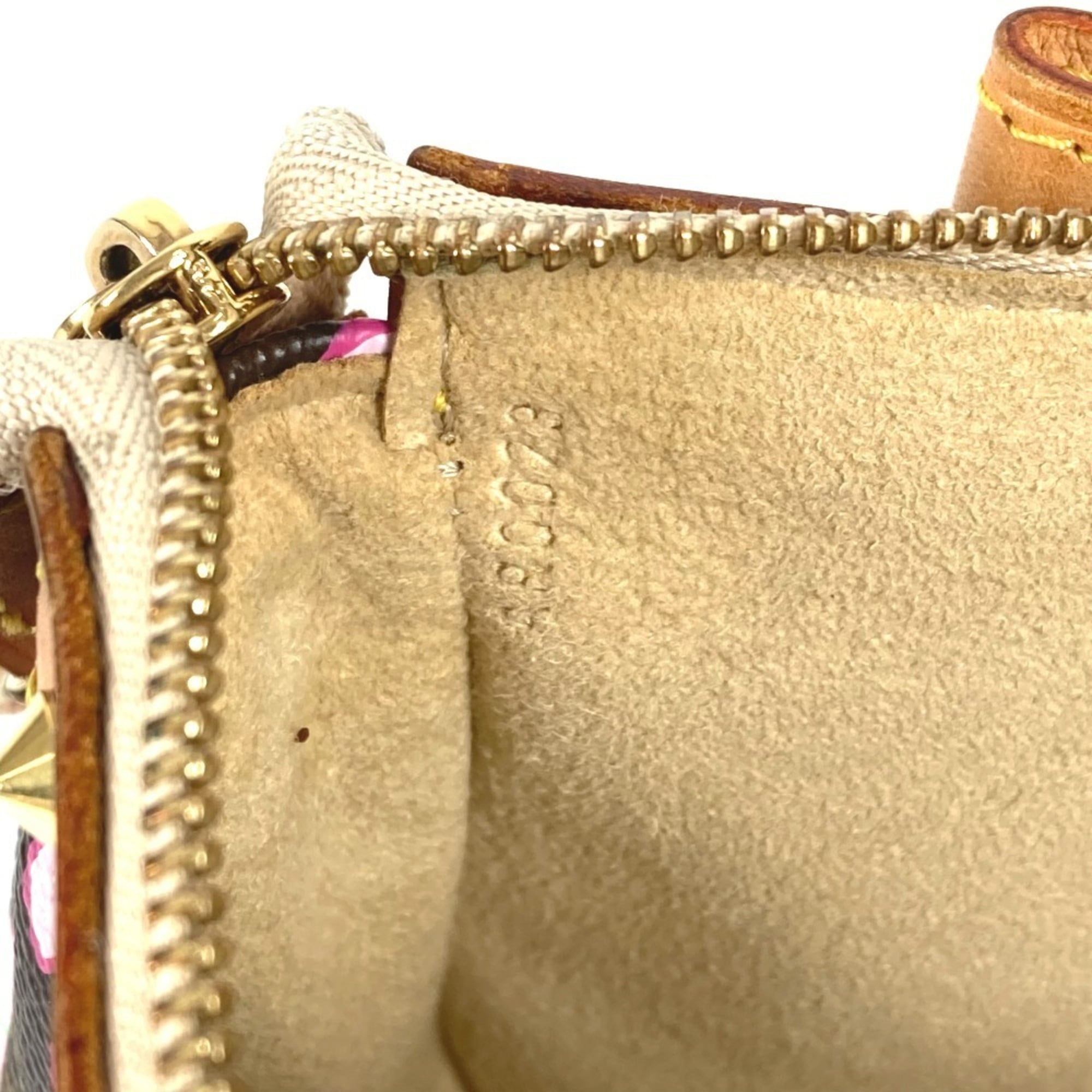 Louis Vuitton Monogram Cherry Blossom Brown Pink Monogram Handbag Shoulder Bag