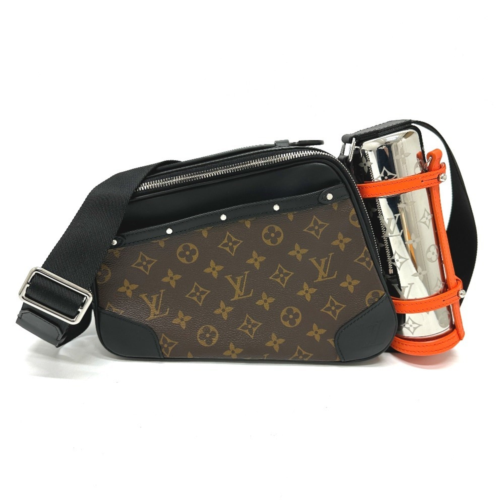 Louis Vuitton Brown Leather Shoulder Bag