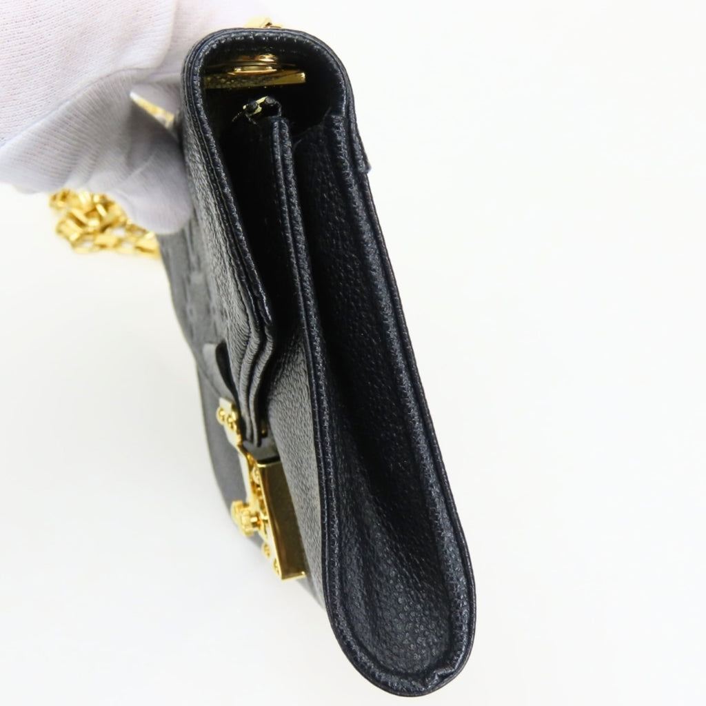 Louis Vuitton Noir Monogram Empreinte Pochette Shoulder Bag