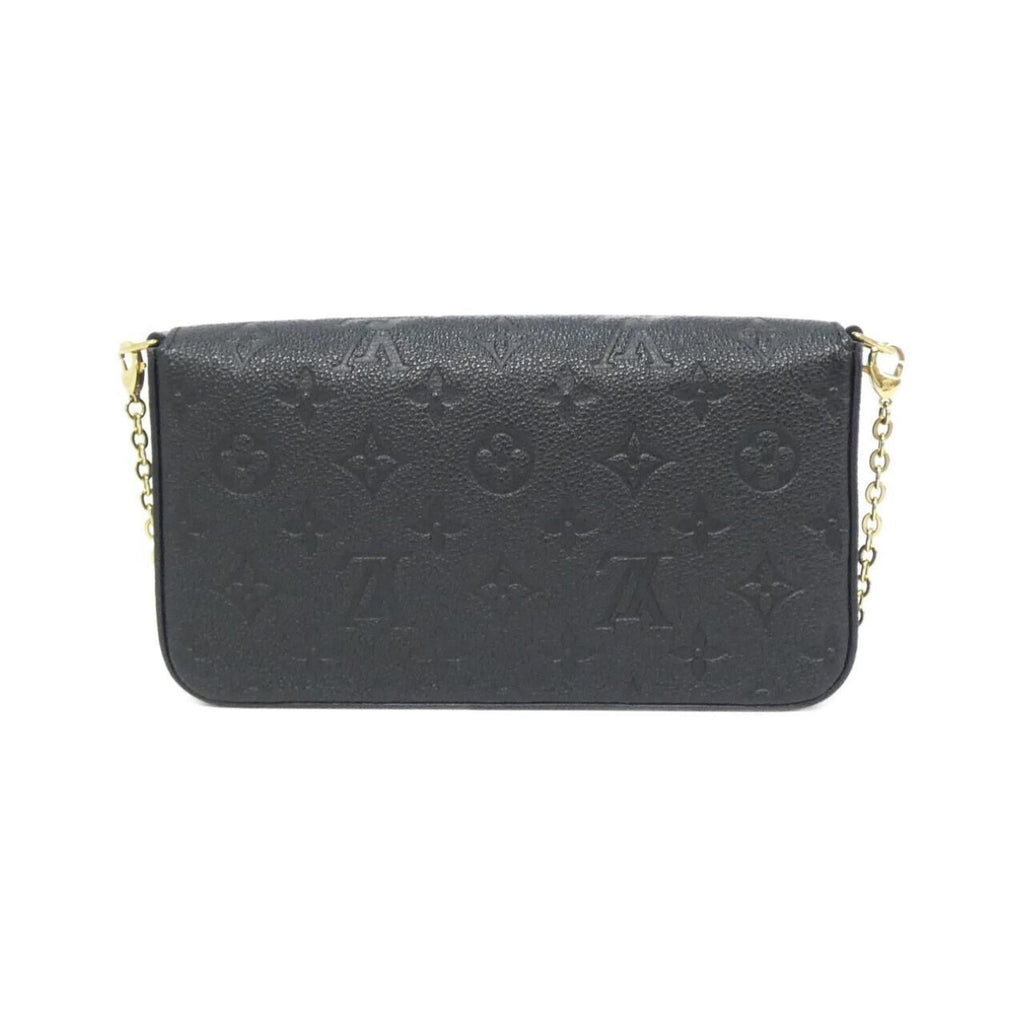 Louis Vuitton Monogram Empreinte Black Leather Pochette Shoulder Bag