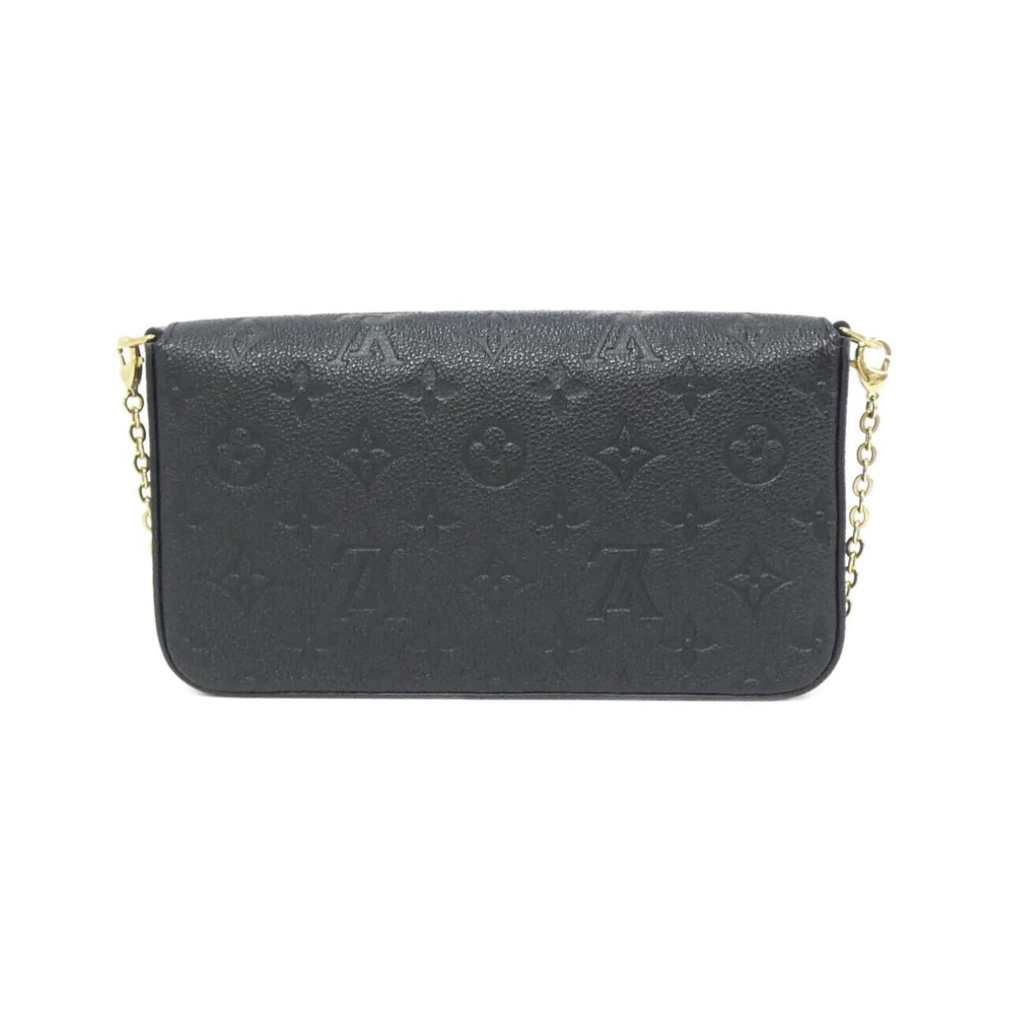 Louis Vuitton Monogram Empreinte Black Leather Pochette Shoulder Bag