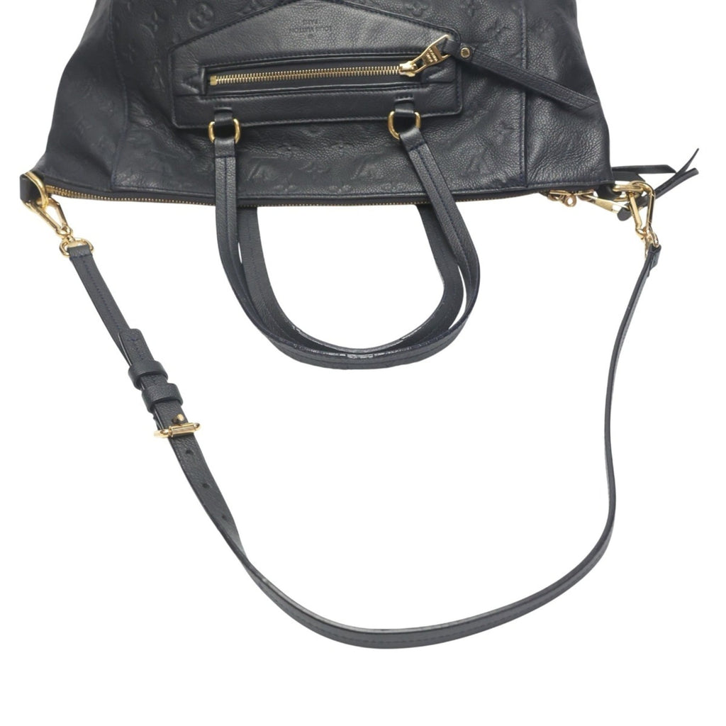 Louis Vuitton Black Infini Monogram Empreinte Tote Bag