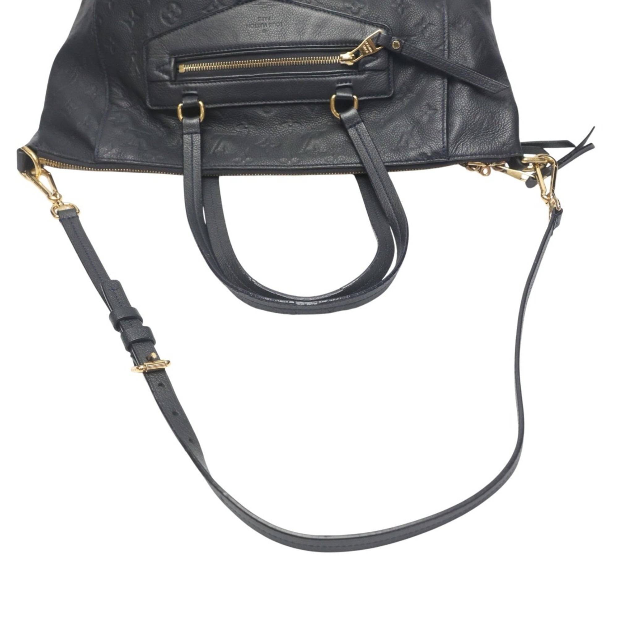 Louis Vuitton Black Infini Monogram Empreinte Tote Bag