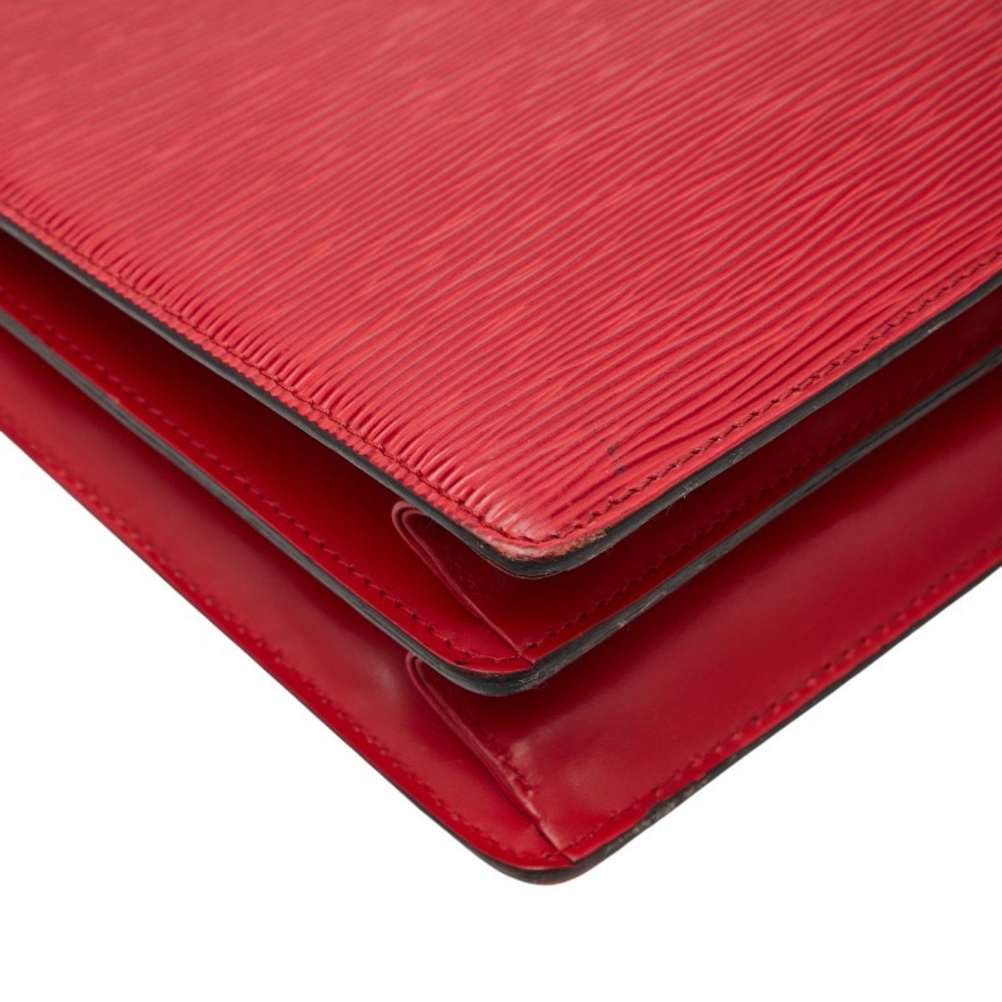 Louis Vuitton Castilian Red Leather Shoulder Bag