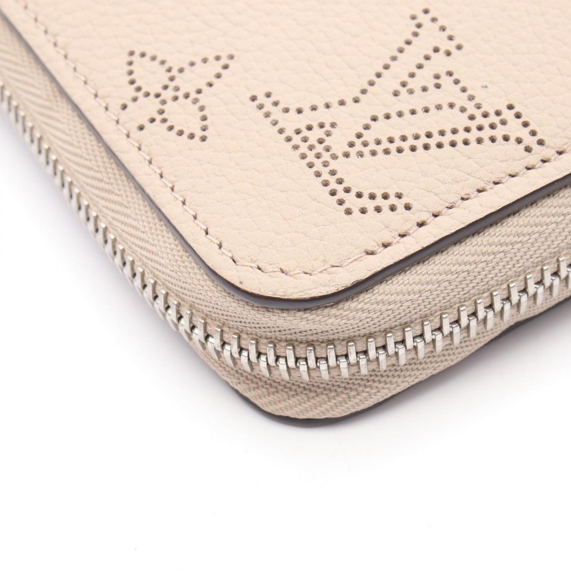 Louis Vuitton Beige Galle Mahina Leather Leather Long Wallet