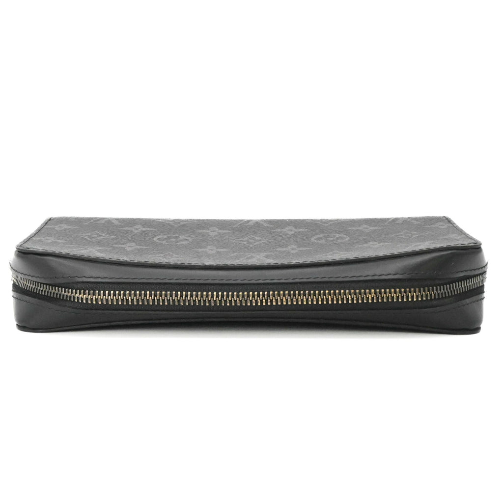 Louis Vuitton Black Monogram Eclipse Monogram Eclipse Long Wallet