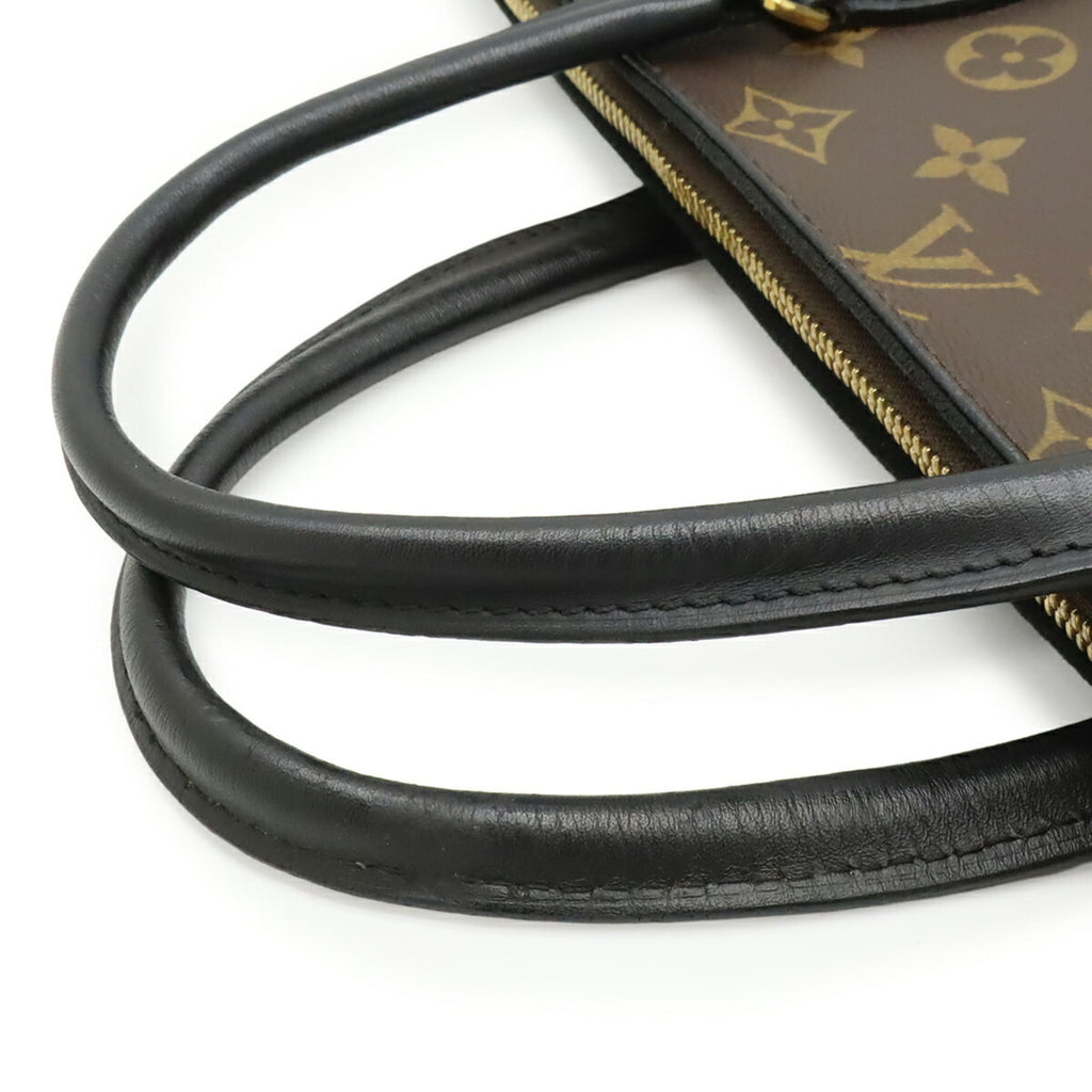 Louis Vuitton Black Monogram Noir Monogram Pvc Leather Coated Canvas Shoulder Bag Tote Bag