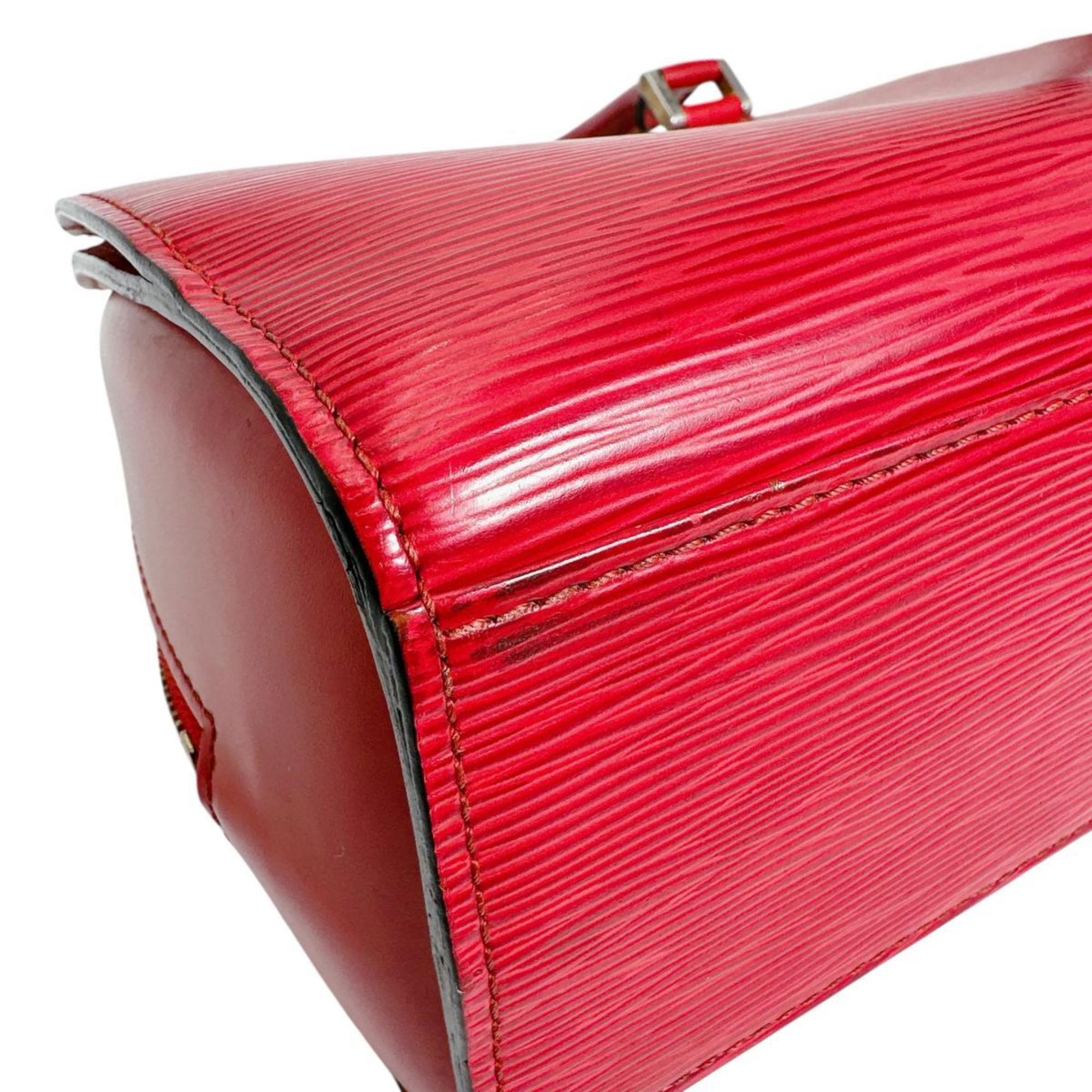 Louis Vuitton Red Color Epi Leather Handbag