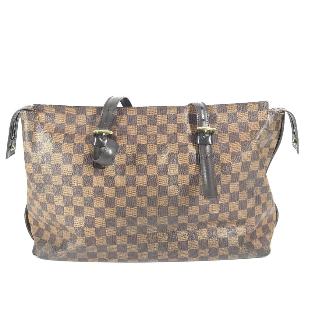 Louis Vuitton Brown Damier Canvas Shoulder Bag Tote Bag