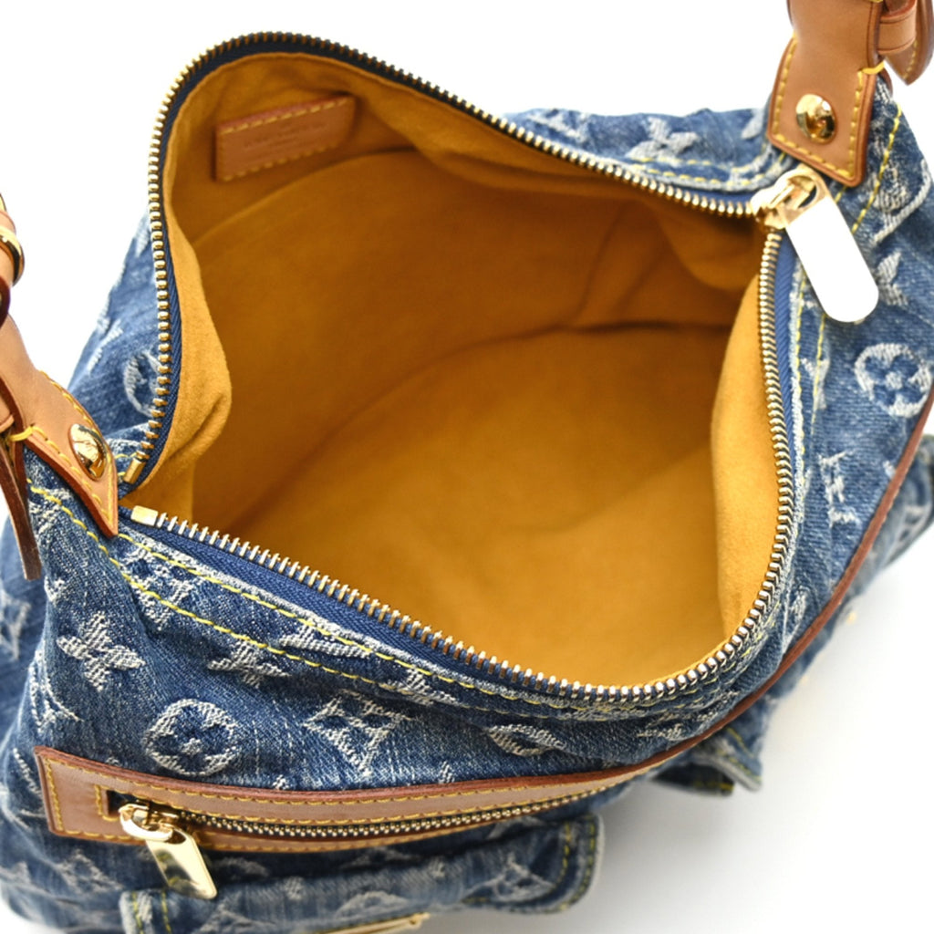 Louis Vuitton Blue Monogram Denim Shoulder Bag