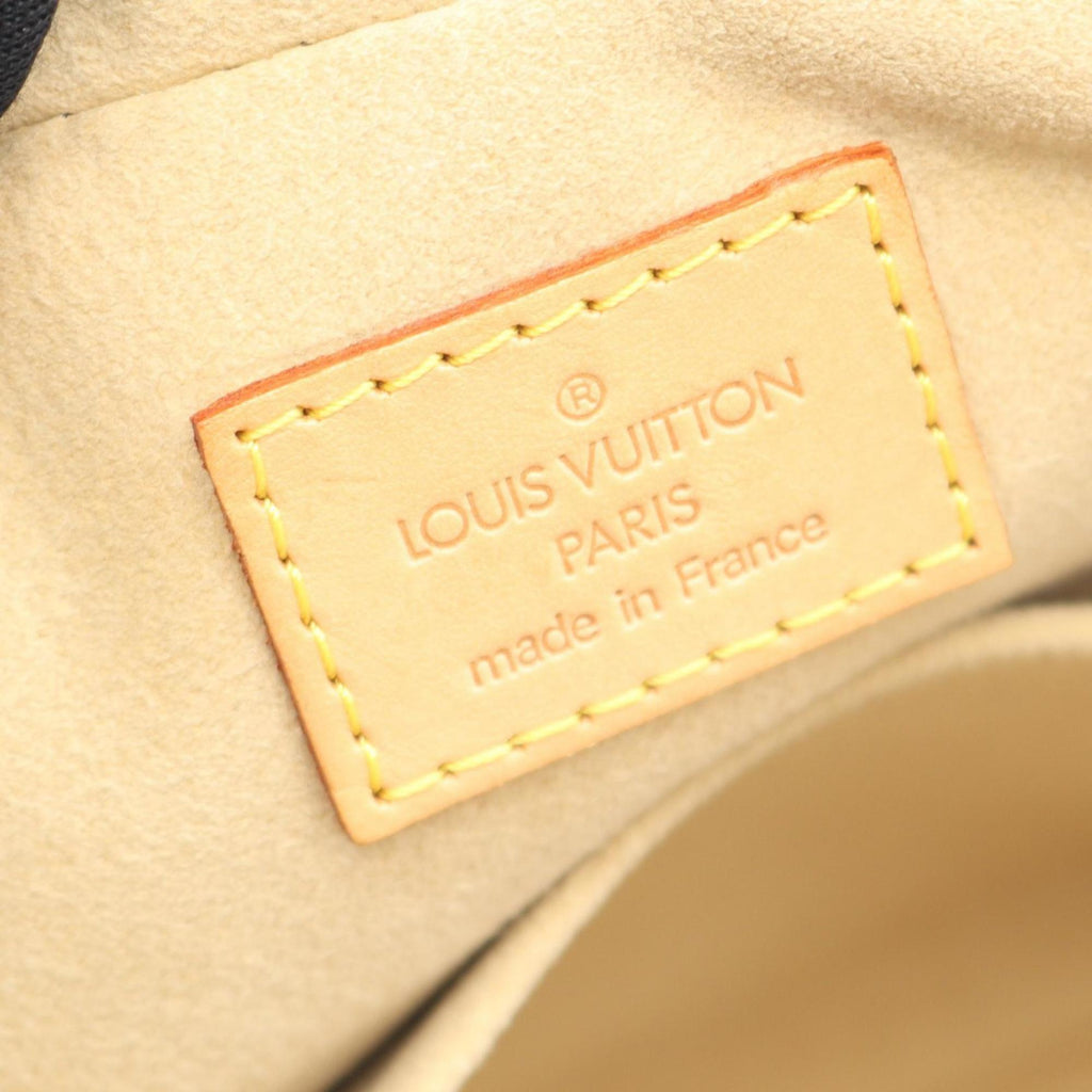 Louis Vuitton Brown Coated Canvas Leather Handbag