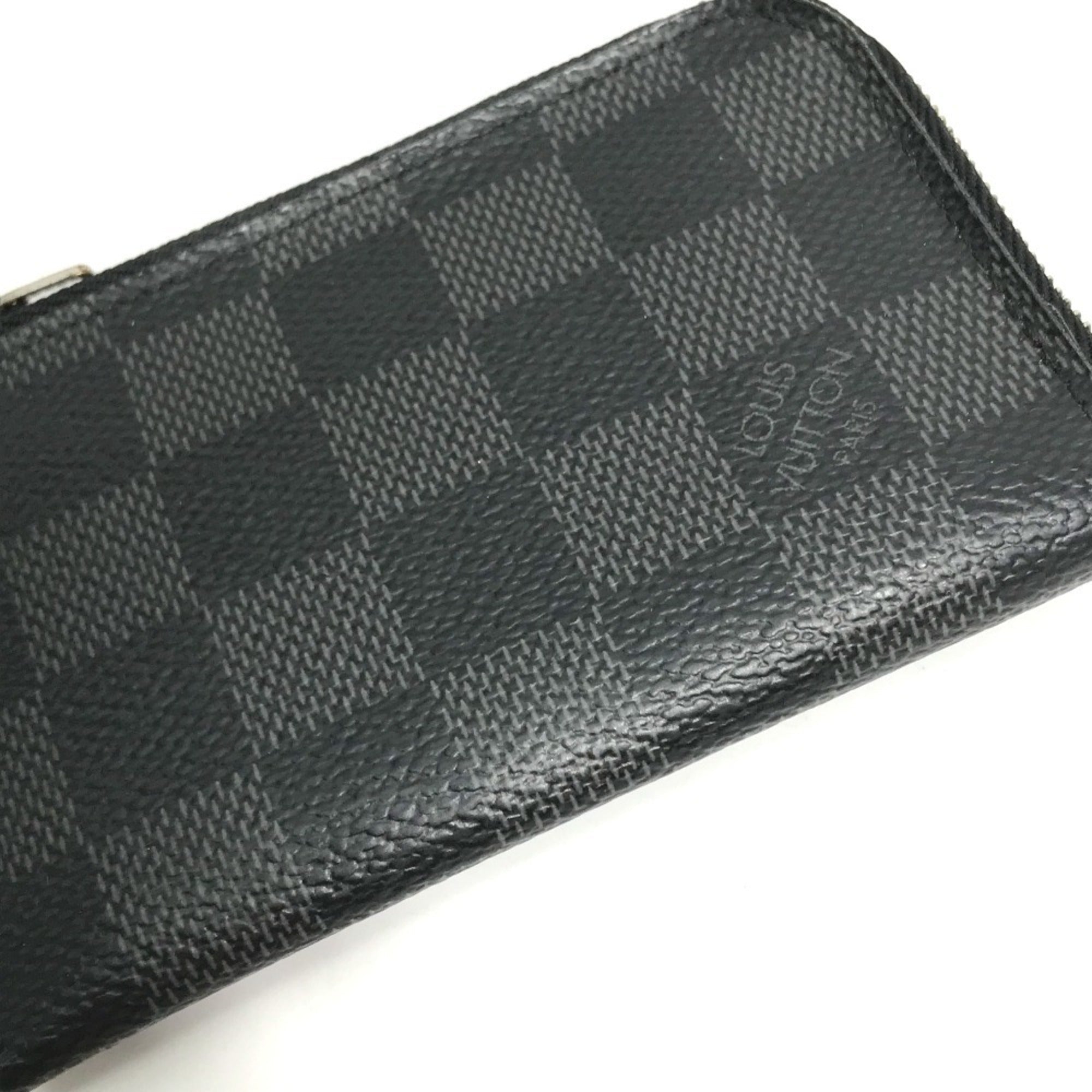 Louis Vuitton Black Damier Graphite Coin Purse/Coin Case