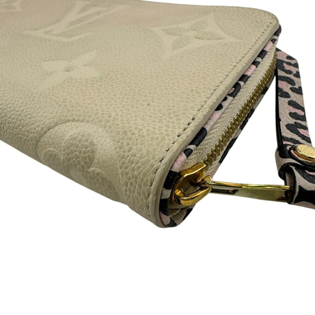 Louis Vuitton Beige Leather Long Wallet
