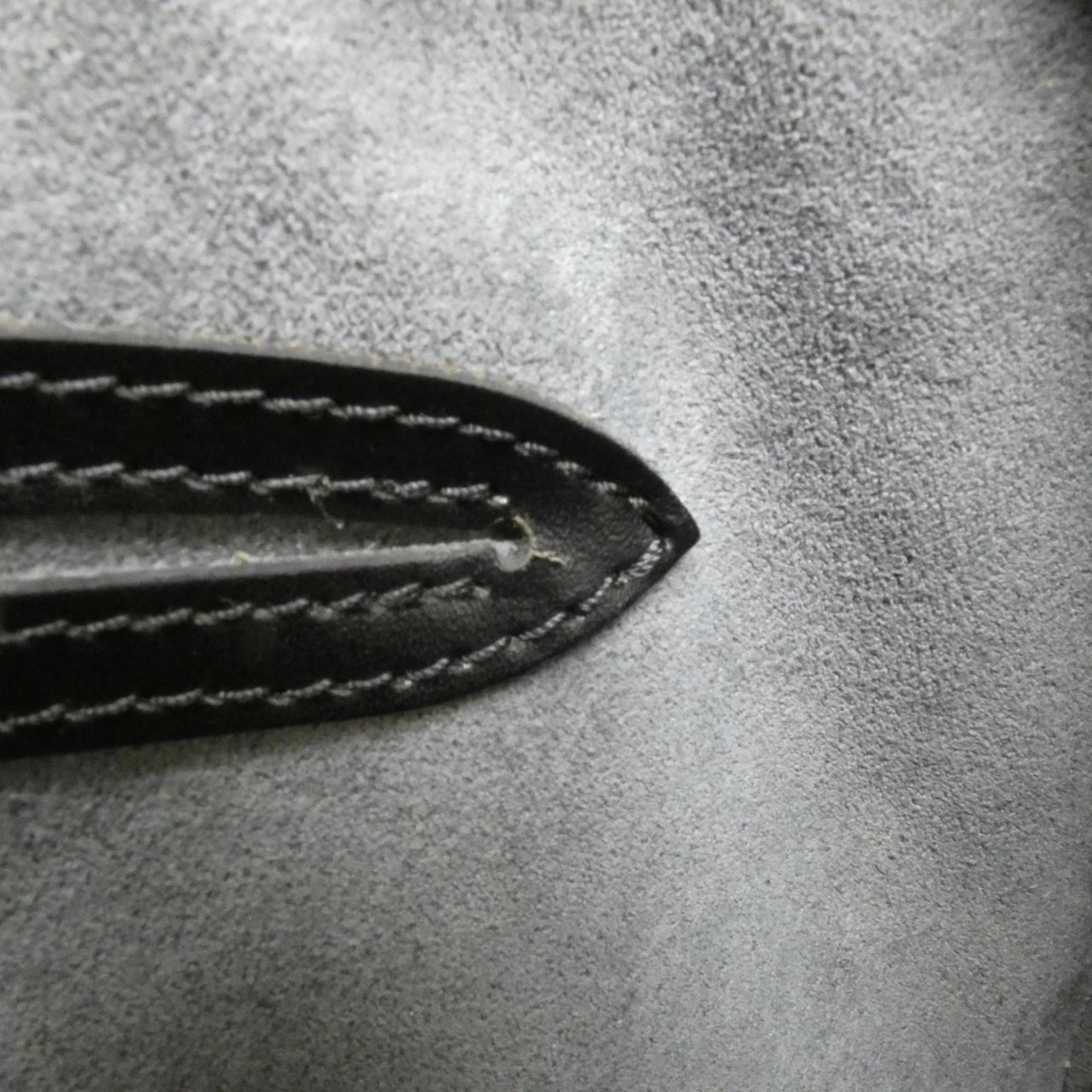 Louis Vuitton Black Leather Handbag
