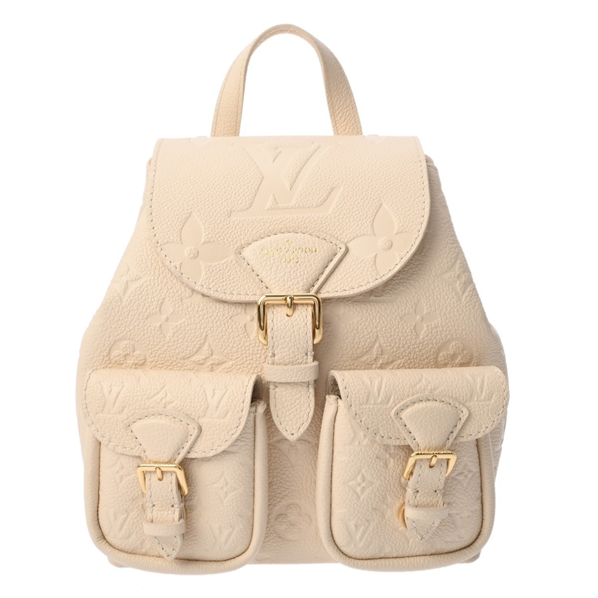 Louis Vuitton White Leather Backpack