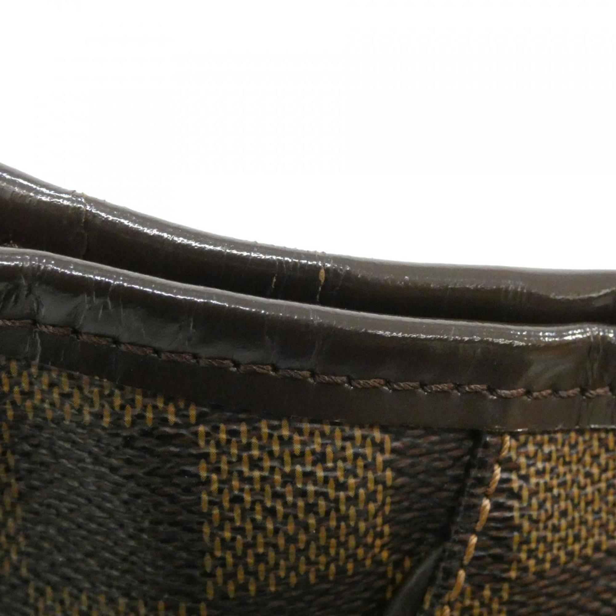 Louis Vuitton Brown Coated Canvas Shoulder Bag