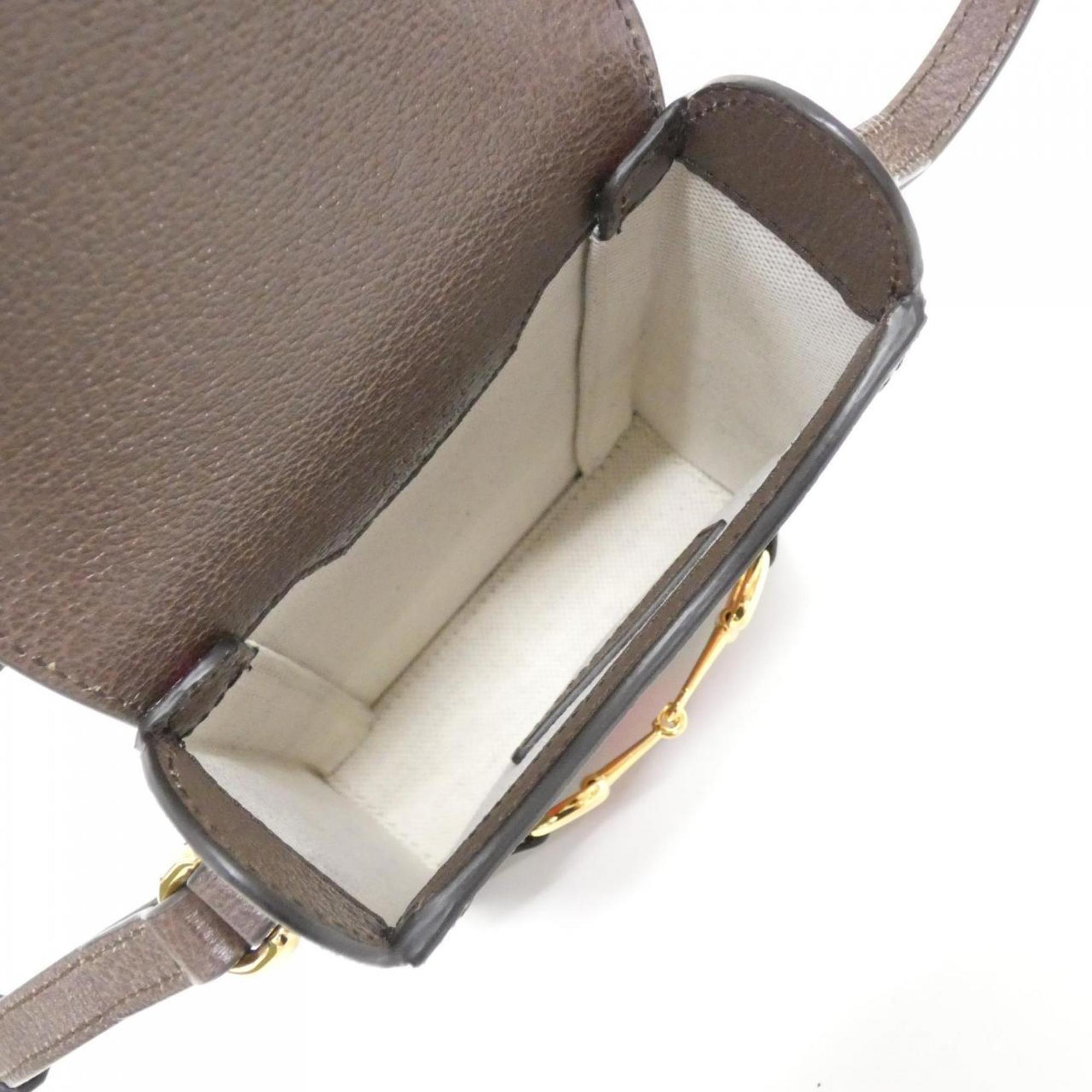 Gucci Beige Brown Multi-Color Gg Supreme Leather Handbag (Pre-Owned)