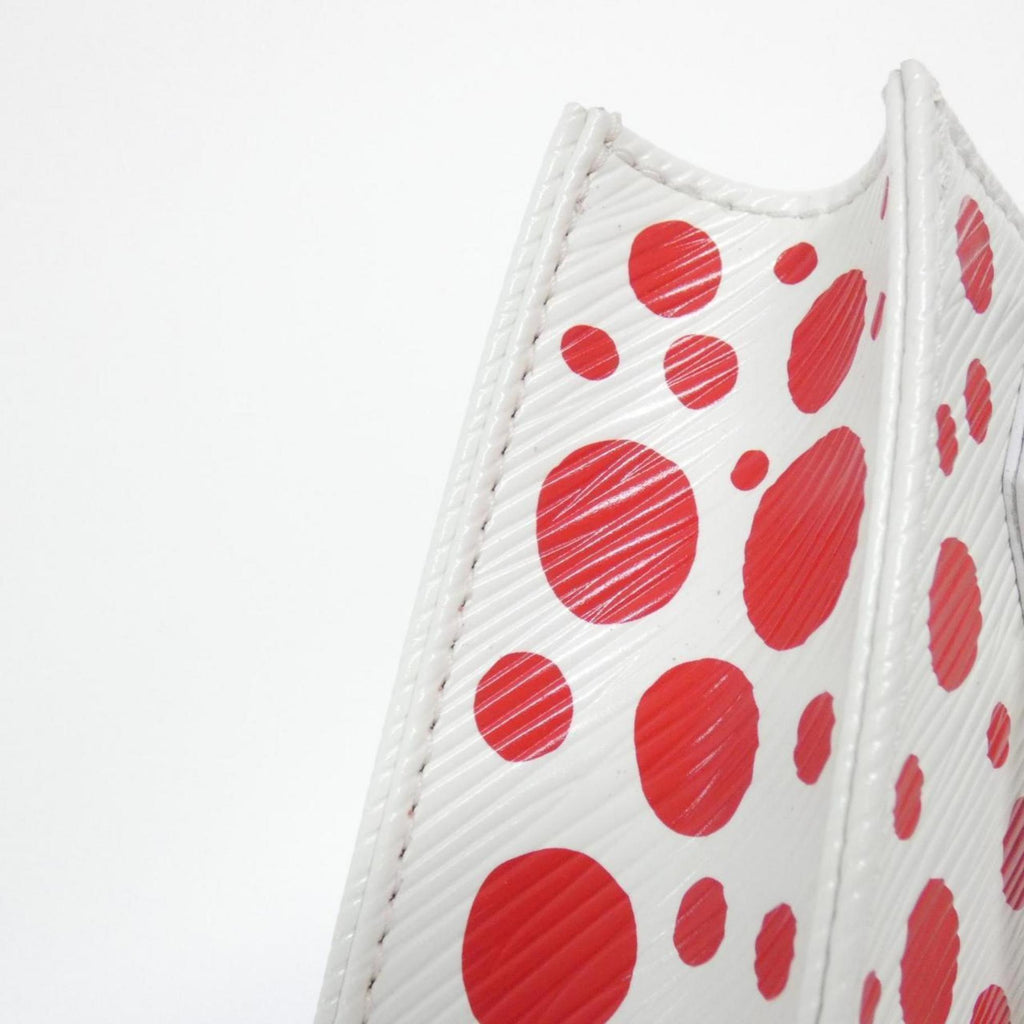 Louis Vuitton Epi Blanc Rouge Leather Handbag