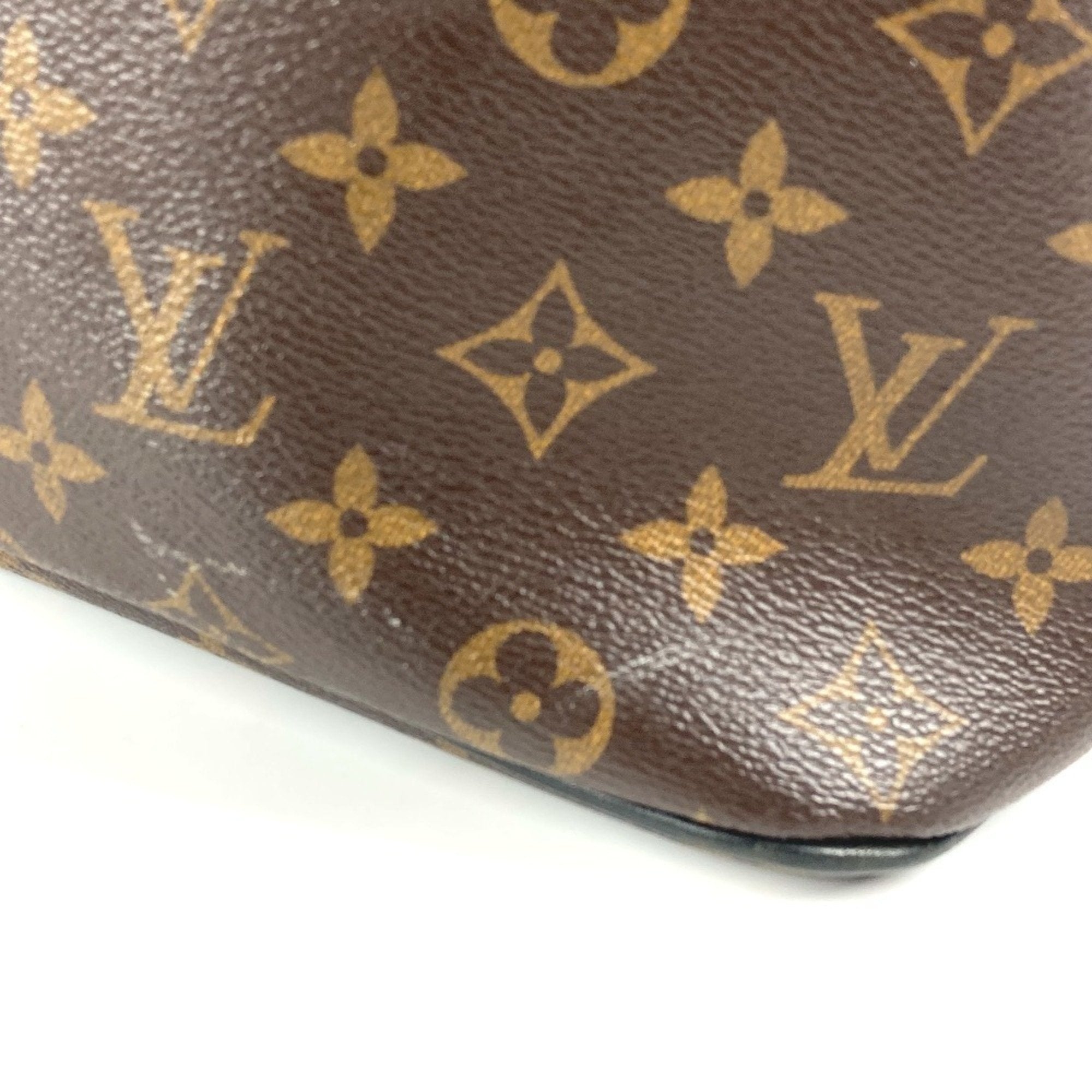 Louis Vuitton Black Brown Galle Monogram Backpack