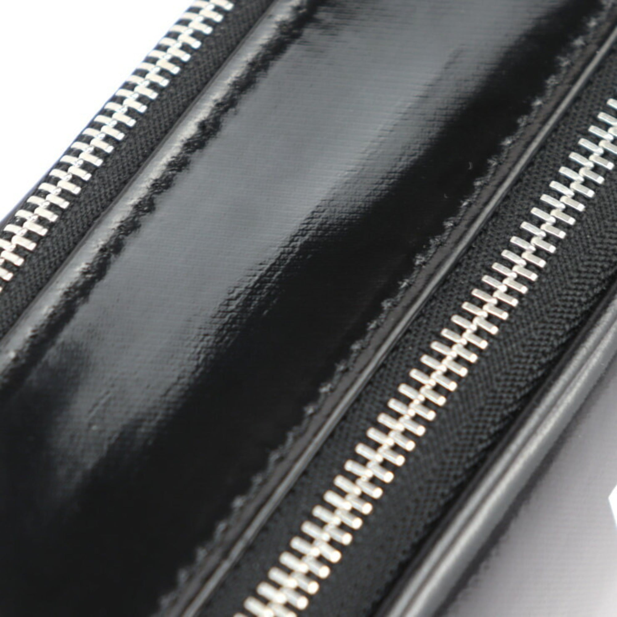 Burberry Black White Coated Canvas Leather Pochette Pouch Shoulder Bag