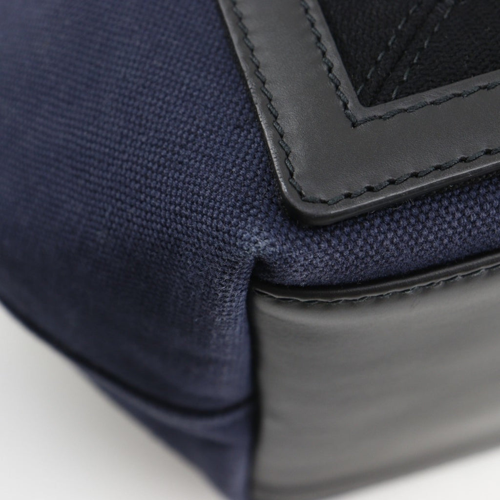 Balenciaga Navy Canvas Tote