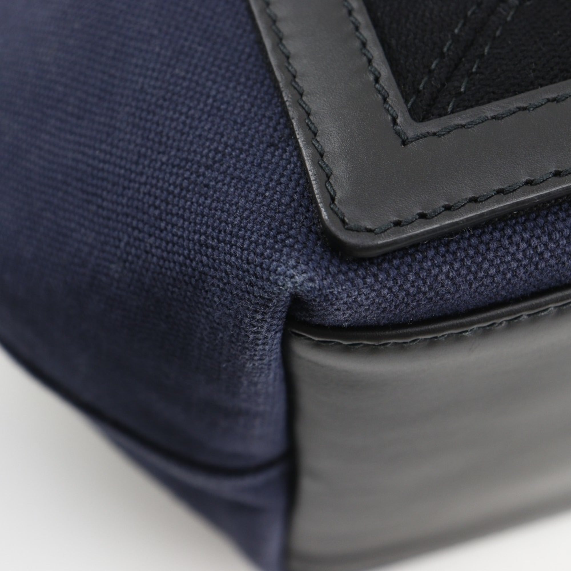 Balenciaga Navy Canvas Tote