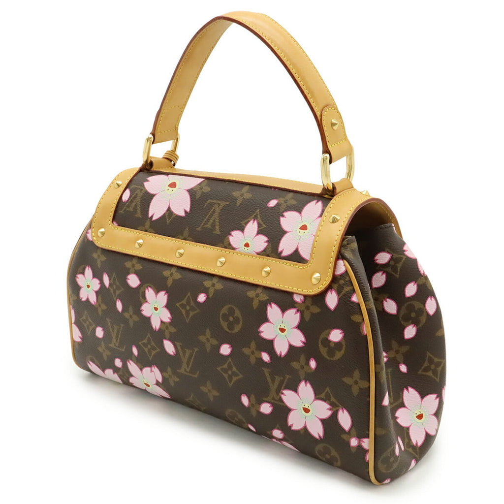 Louis Vuitton Monogram Cherry Blossom Brown Pink Monogram Handbag