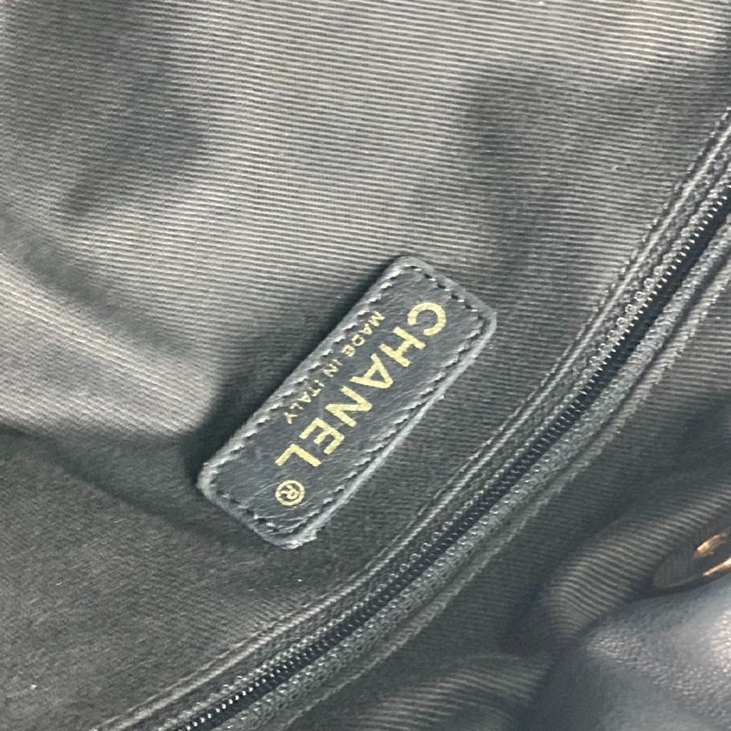 Chanel Black Leather Shoulder Bag