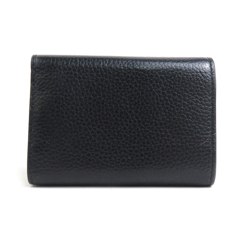 Balenciaga Black Leather Wallet (Tri-Fold)