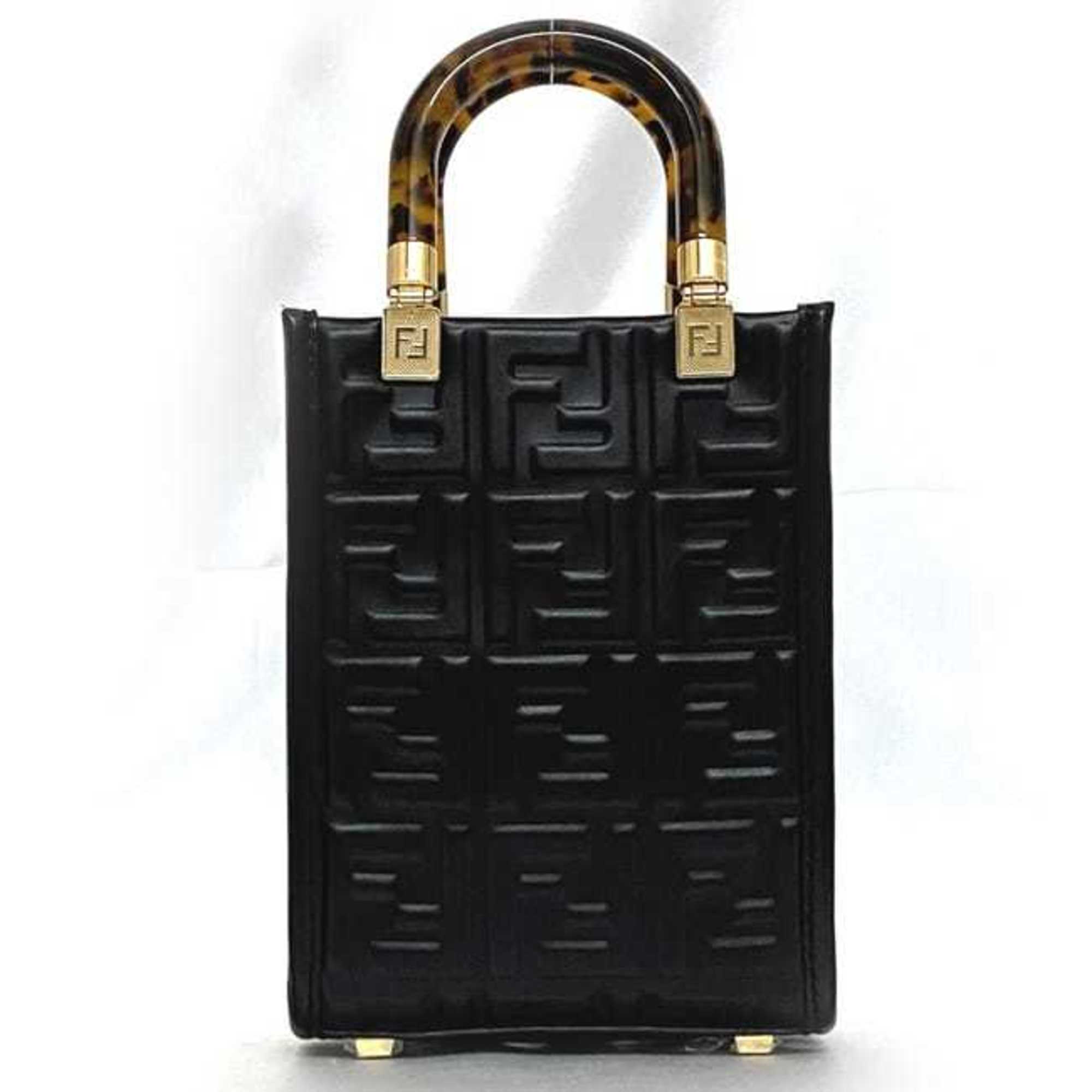 Fendi Black Leather Handbag