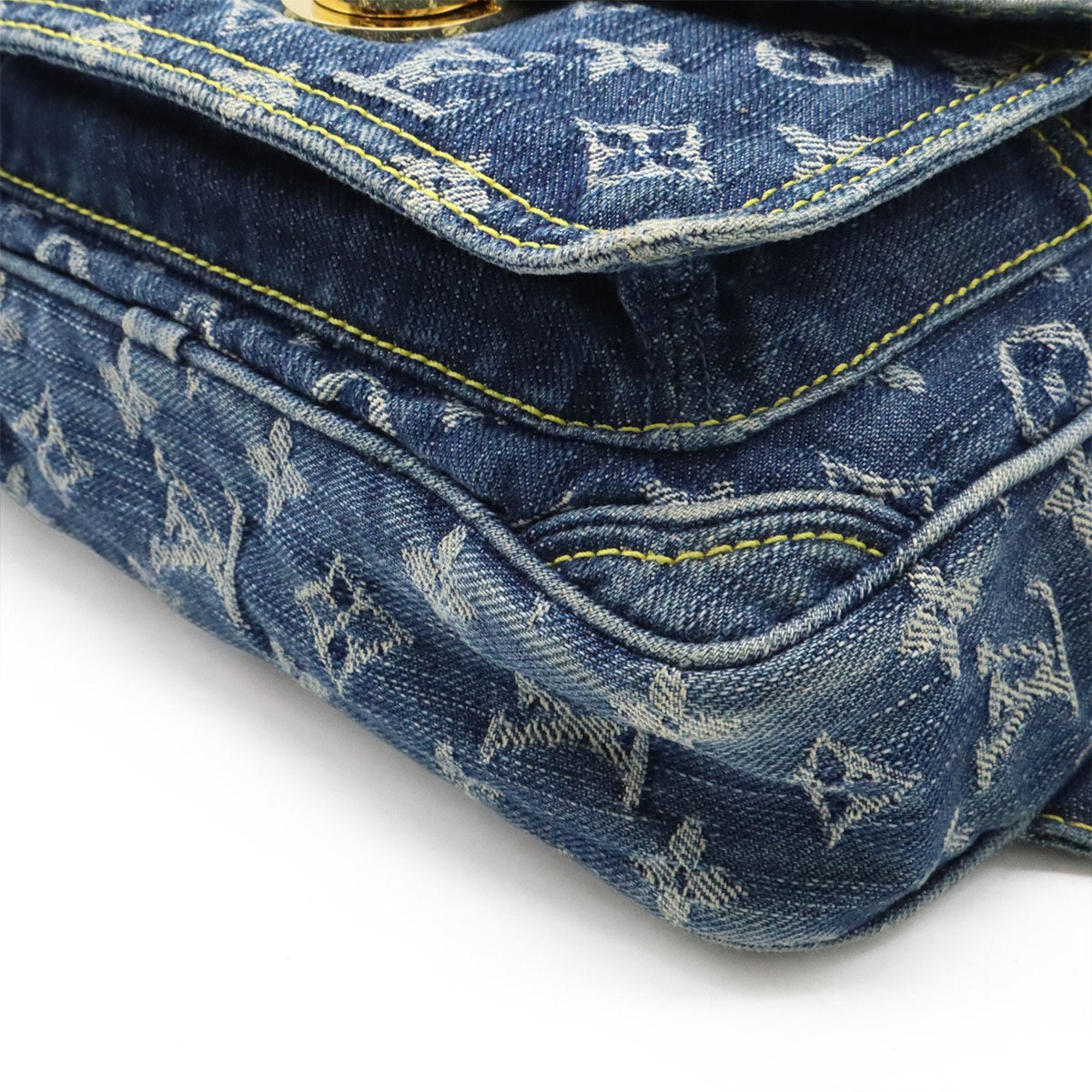 Louis Vuitton Blue Monogram Denim Fanny Pack Shoulder Bag